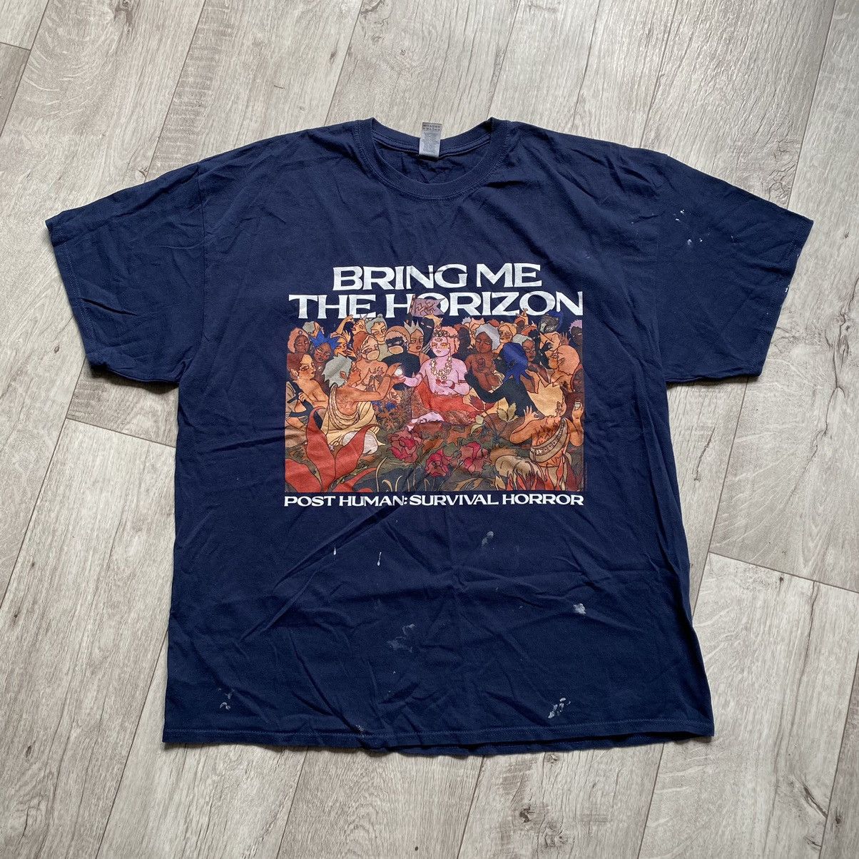 Band Tees AMAZING BRING ME THE HORIZON BAND POST HUMAN SURVIVAL HORROR Size US XXL / EU 58 / 5 - 1 Thumbnail
