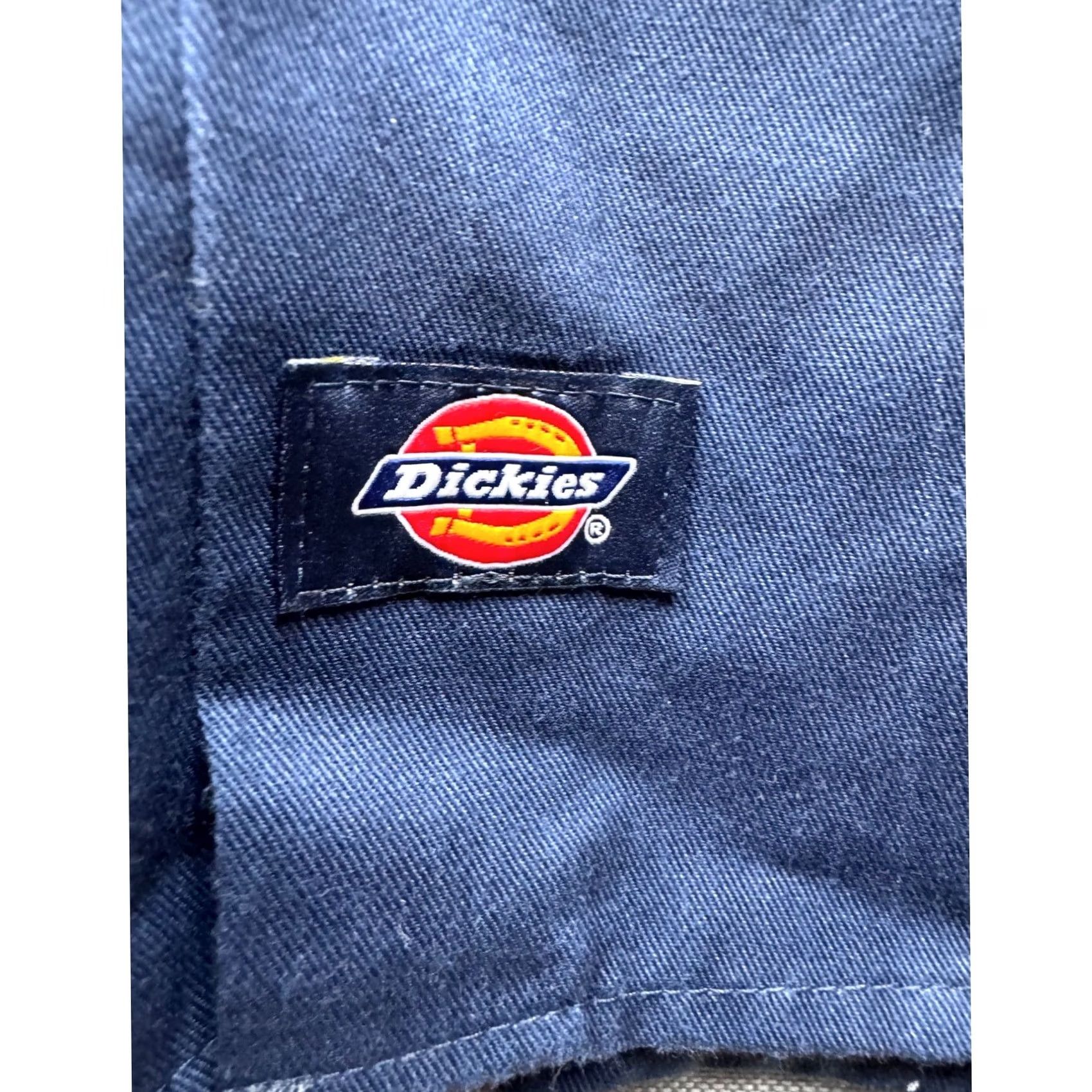 Dickies Dickies Short Sleeve Work Shirt Navy Blue Men Large Two Pocket Shirt Size US L / EU 52-54 / 3 - 3 Thumbnail
