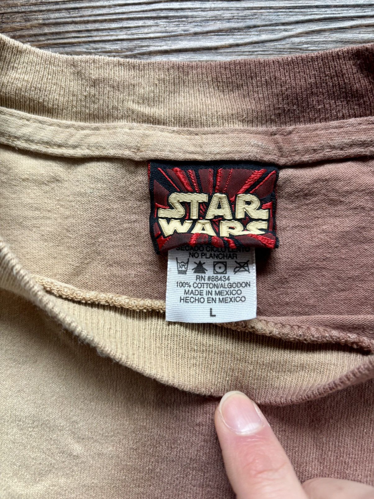 Star Wars 1999 vintage Star Wars episode I phantom menace movie promo Size US L / EU 52-54 / 3 - 3 Thumbnail