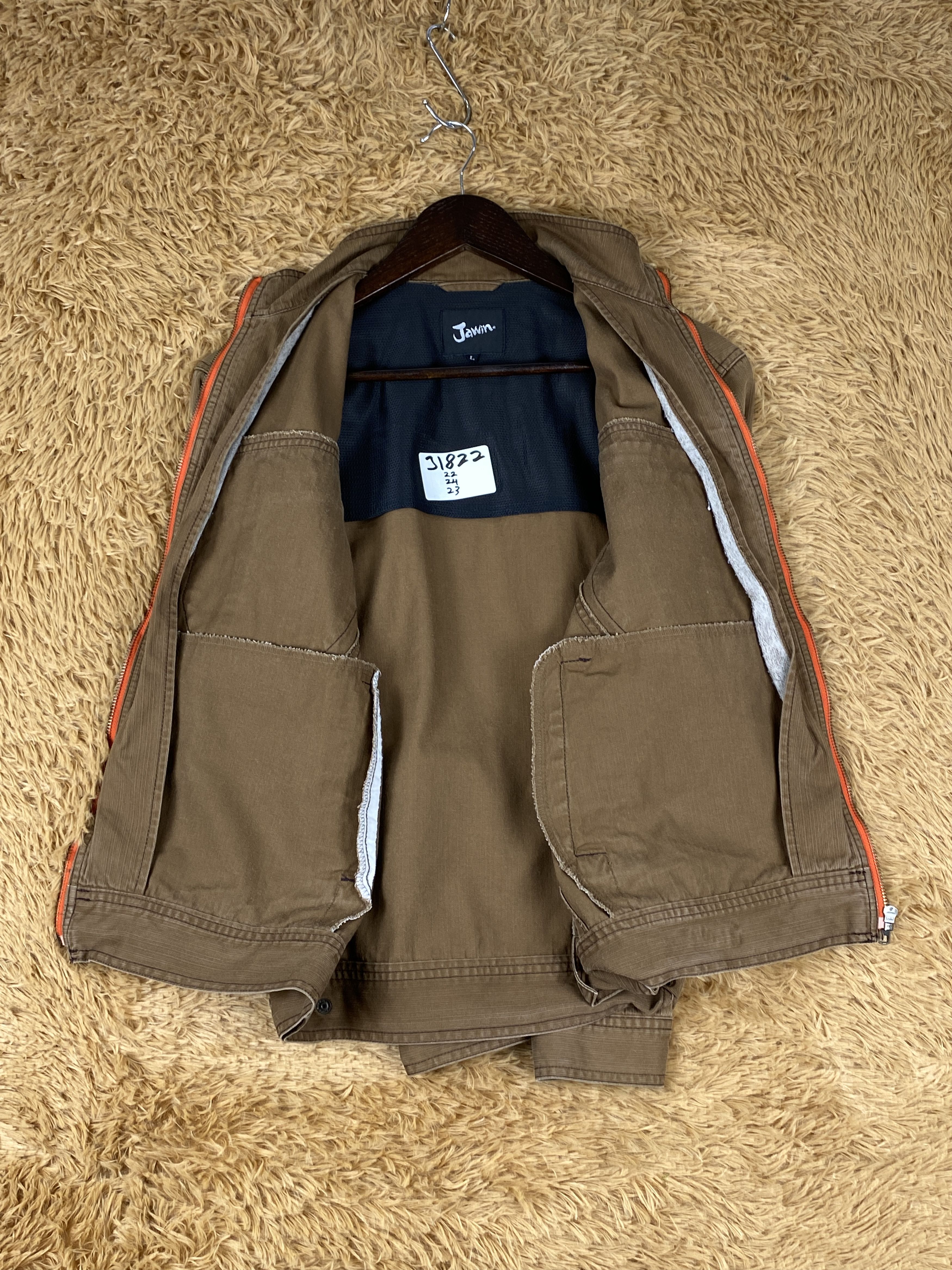 Japanese Brand Vintage Jawin Rugged Zip Up Jacket J1822 Size US S / EU 44-46 / 1 - 8 Thumbnail