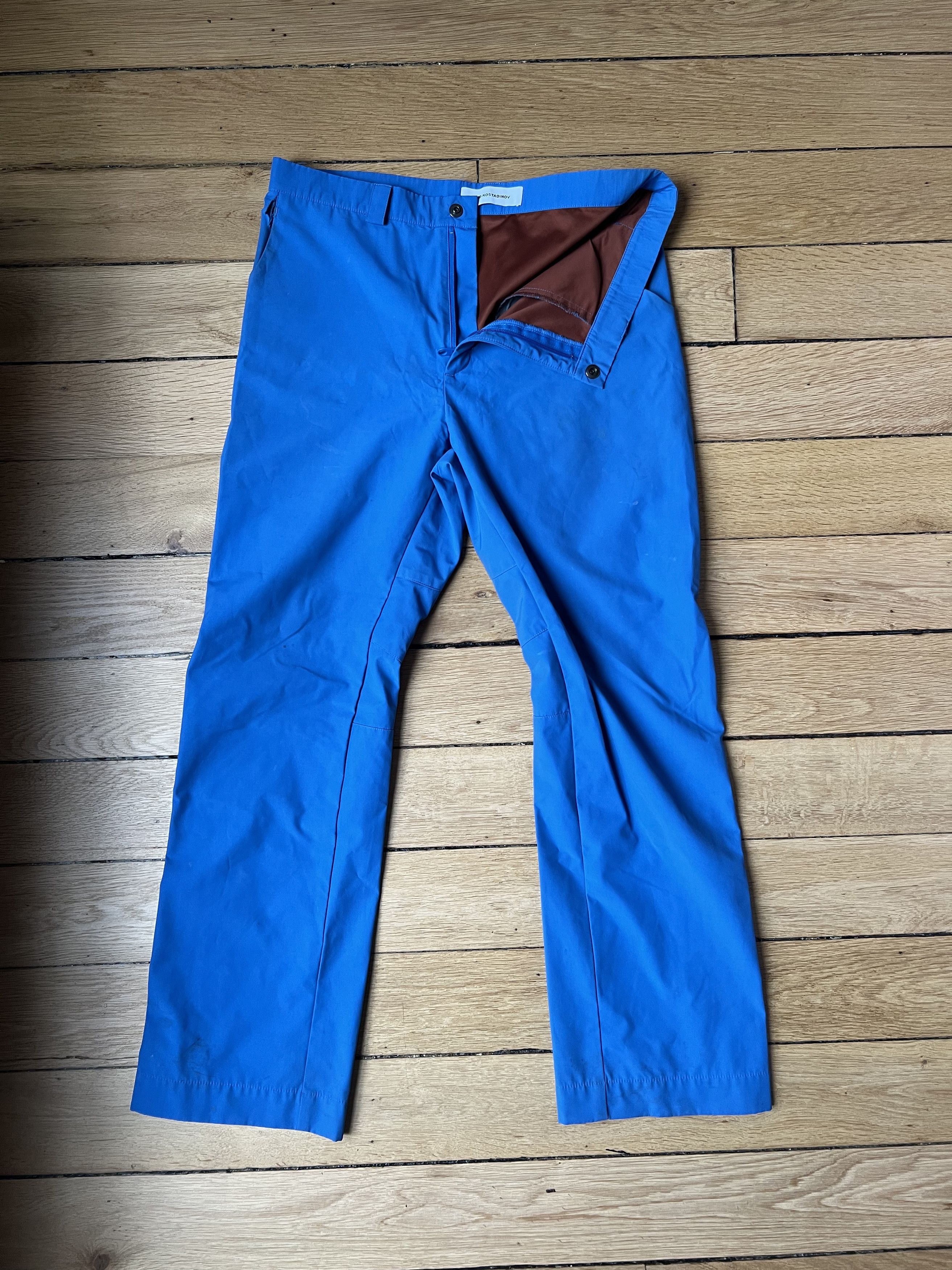 Kiko Kostadinov Kiko Kostadinov Kiko AW18 Cobalt Gaetan Trouser