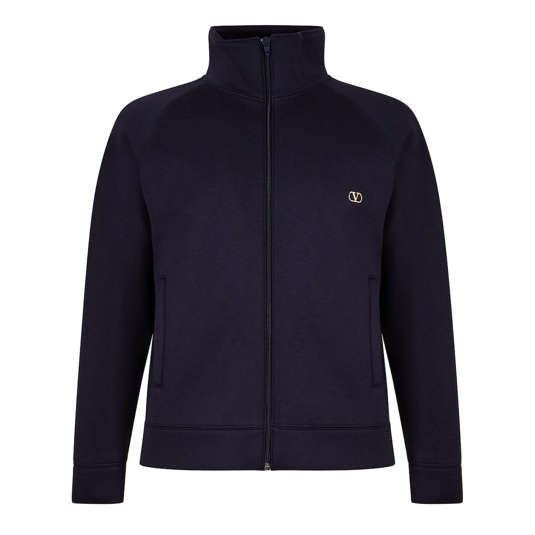 Valentino o1g2r1mq0526 VLogo Signature Viscose Softshell Jacket Black Size US L / EU 52-54 / 3 - 1 Thumbnail
