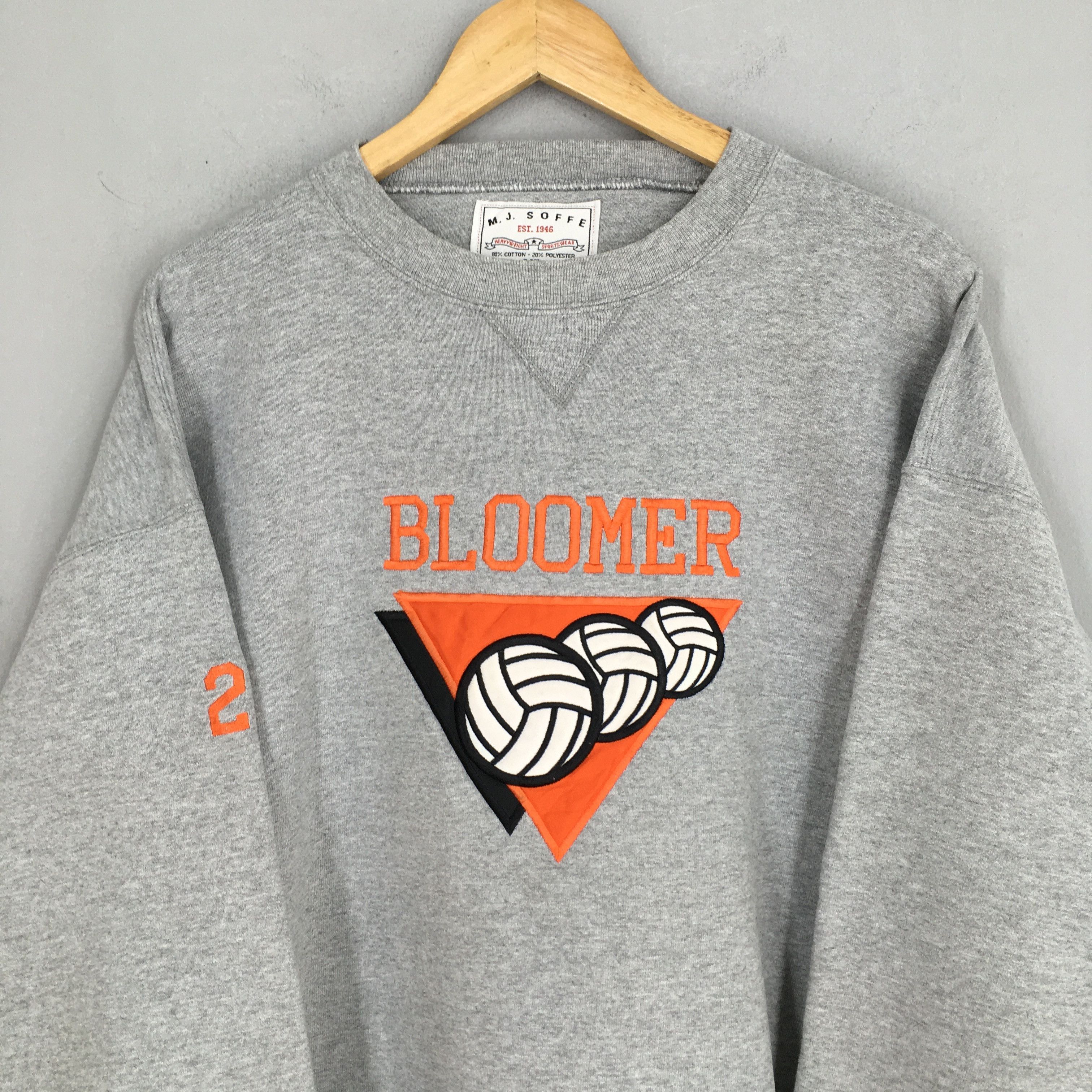 Blackhawk! Vintage 90s Bloomer Blackhawk Volleyball Sweatshirt XLarge Size US XL / EU 56 / 4 - 2 Thumbnail