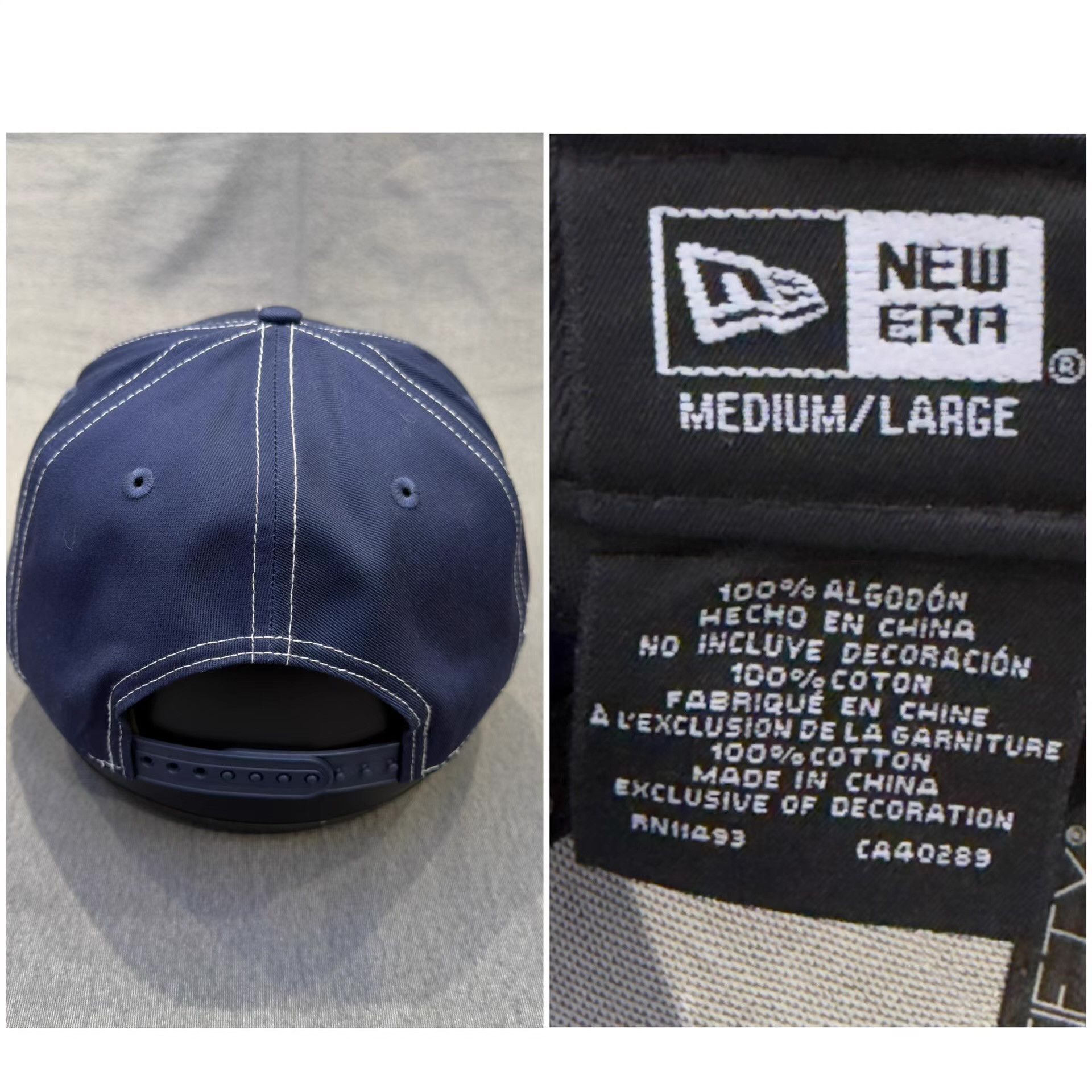 New Era New Era Flat Brim Cap Q5 Size ONE SIZE - 3 Thumbnail