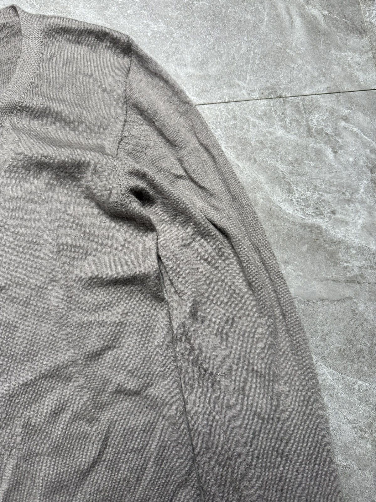Rick Owens Rick Owens Glitter F/W17 Cashmere Oversized Sweater Textured Size US XS / EU 42 / 0 - 6 Thumbnail
