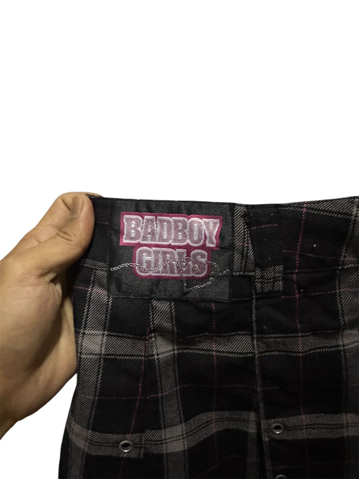 Hypebeast Vintage B.B.G Check Plaid Bad Boy Girl Hypebeast Mini Skirts Size 26" / US 2 / IT 38 - 7 Thumbnail