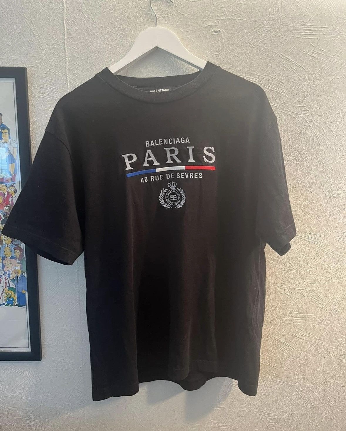 Balenciaga Balenciaga Paris logo tee Size US M / EU 48-50 / 2 - 1 Thumbnail