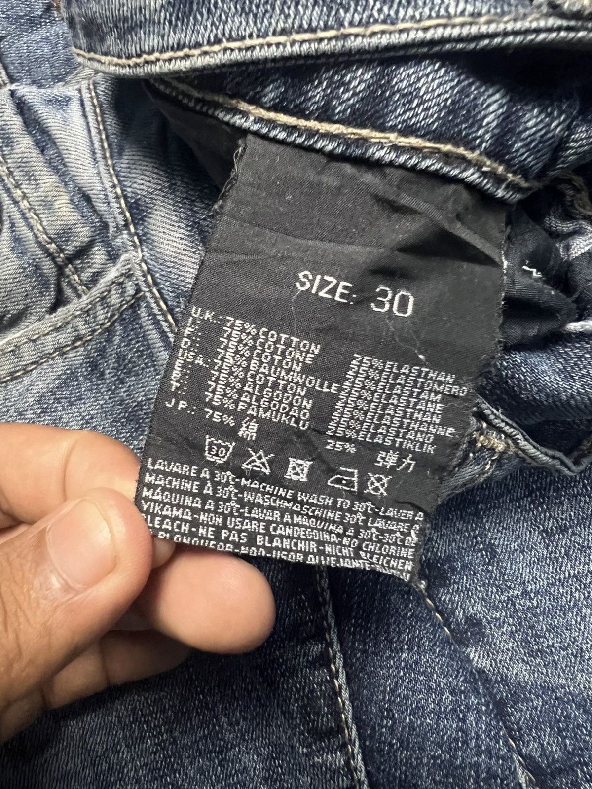 Beauty Beast Shenqi Denim Division Men's Slim Fit Stretch Jeans (43) Size US 30 / EU 46 - 10 Thumbnail