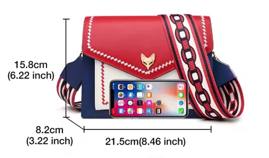 Vintage Panelled Flap Design Shoulder Bag Size ONE SIZE - 4 Thumbnail
