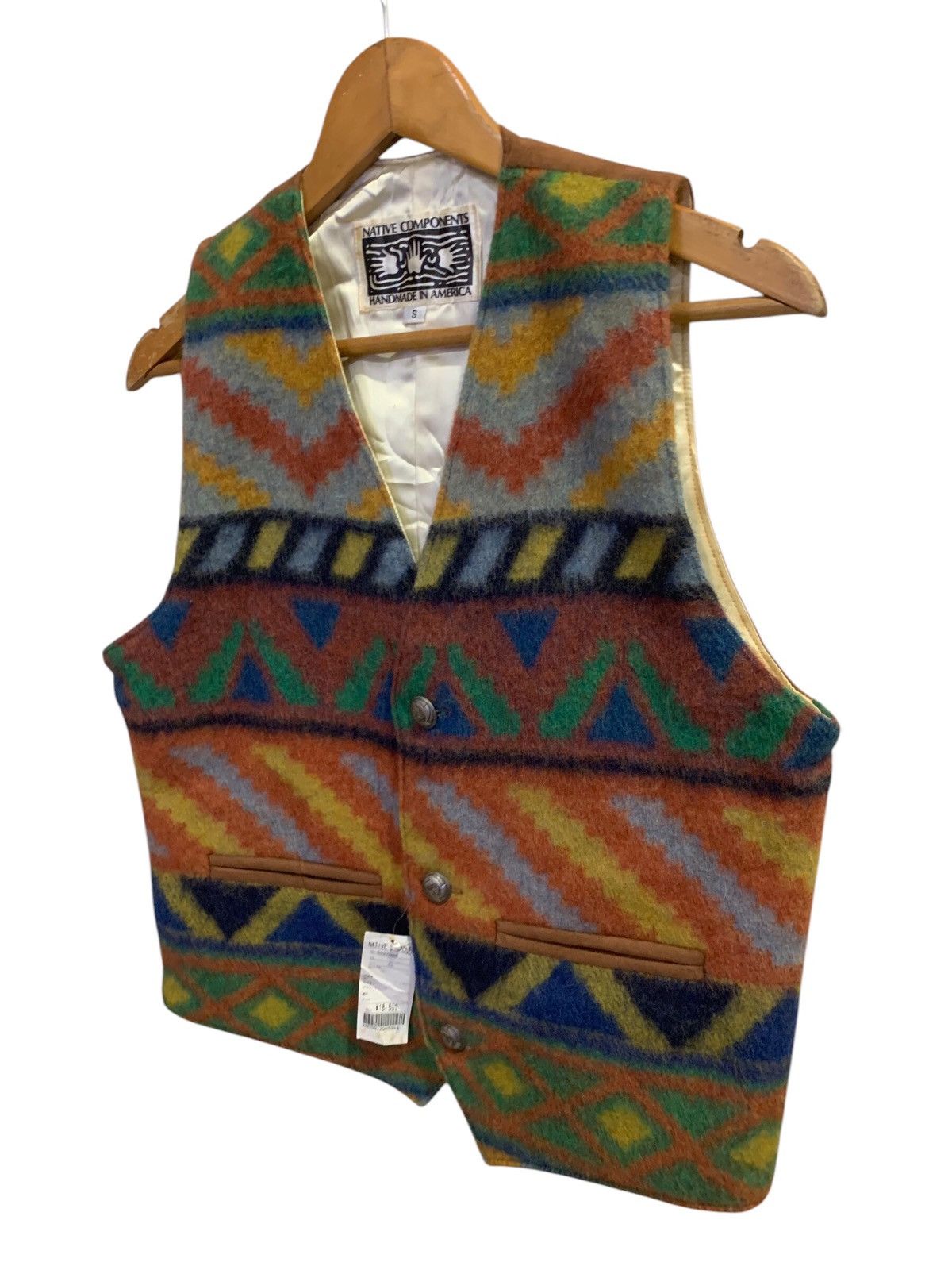 Native × Vintage Native Components Wool Vest Size US S / EU 44-46 / 1 - 2 Thumbnail