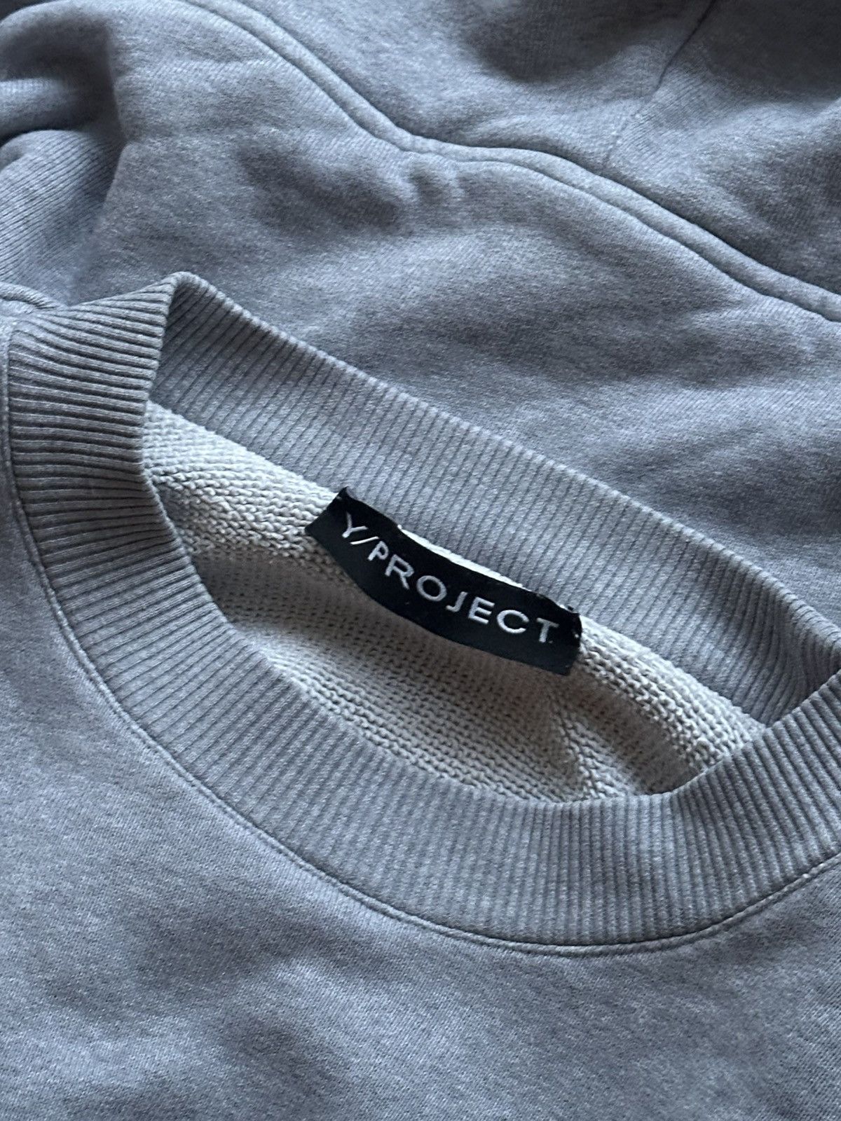 Y/Project Y/Project Grey Paneled Hoodie Size US S / EU 44-46 / 1 - 3 Thumbnail