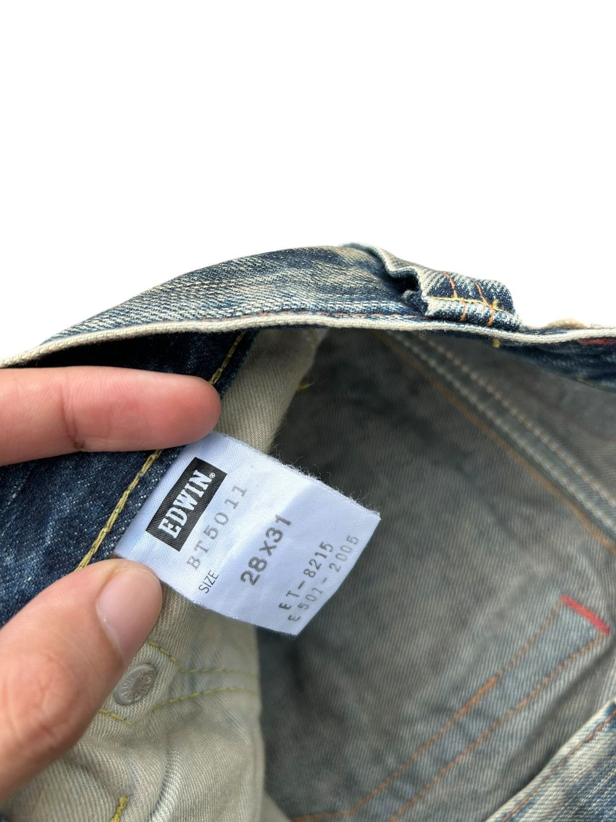Kapital Vintage Flare Edwin Blue Trip 503 Rusty Denim Jeans Size US 30 / EU 46 - 6 Thumbnail