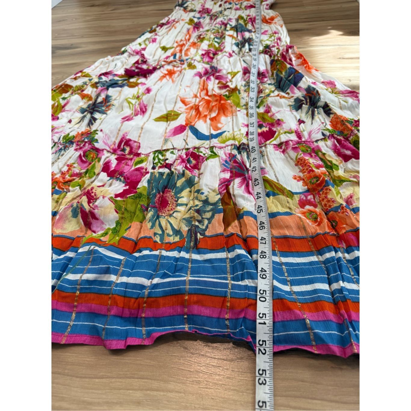 Other Dress NWT boutique cotton smoked back elastic waist sz M Size M / US 6-8 / IT 42-44 - 8 Thumbnail