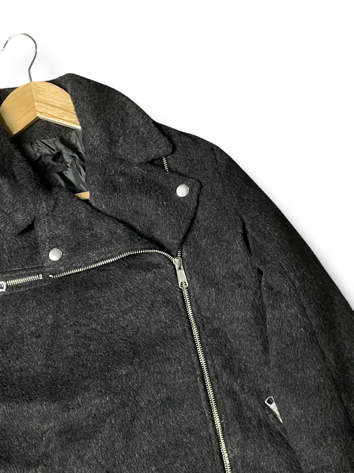Japanese Brand × Seditionaries × Vintage JEANASIS BRAND SHAGGY RIDER JACKET (86) Size US XXS / EU 40 - 2 Thumbnail