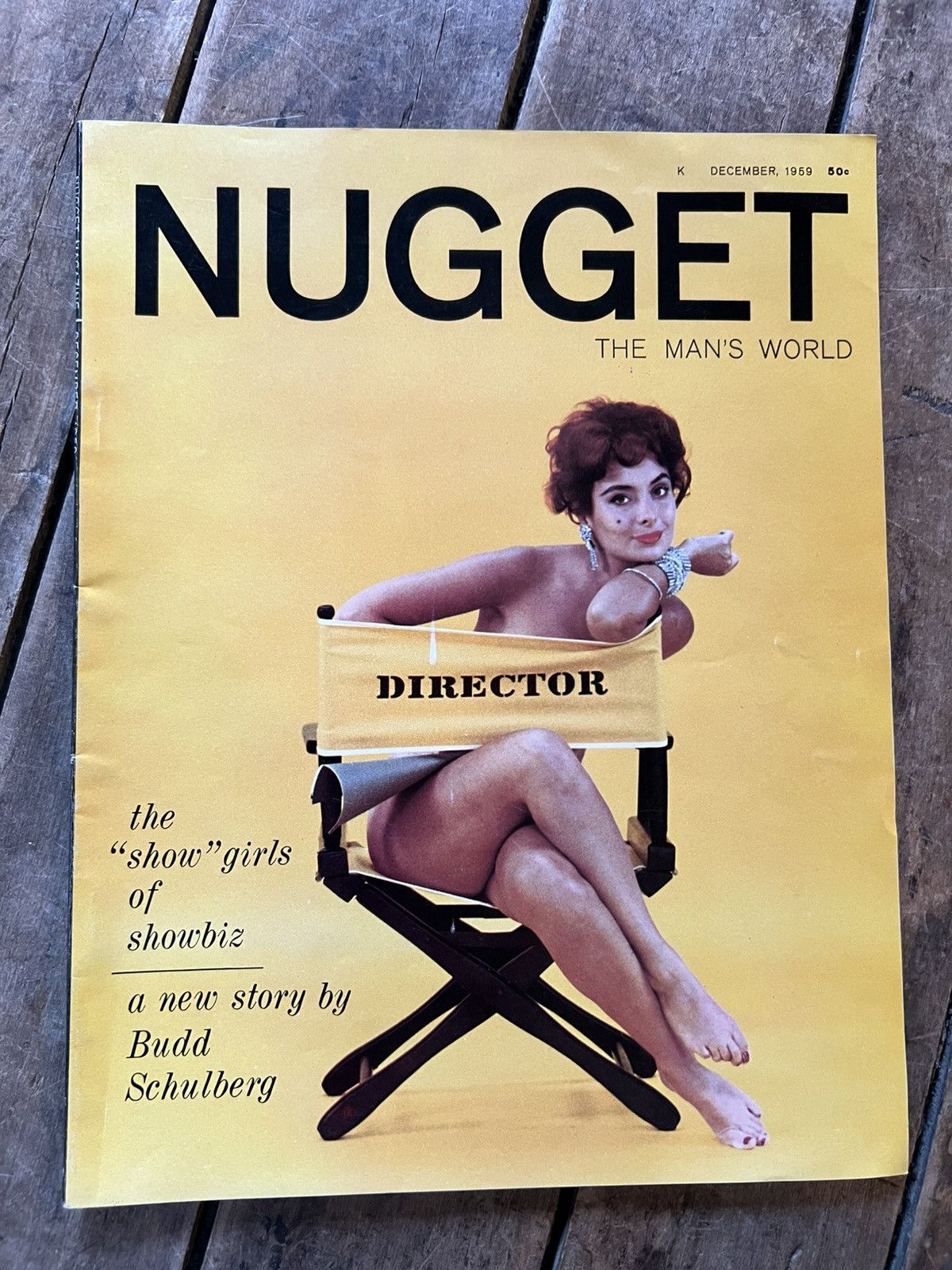 Vintage Nugget “The Man’s World” - December 1959 - Magazine For Men Size ONE SIZE - 1 Thumbnail