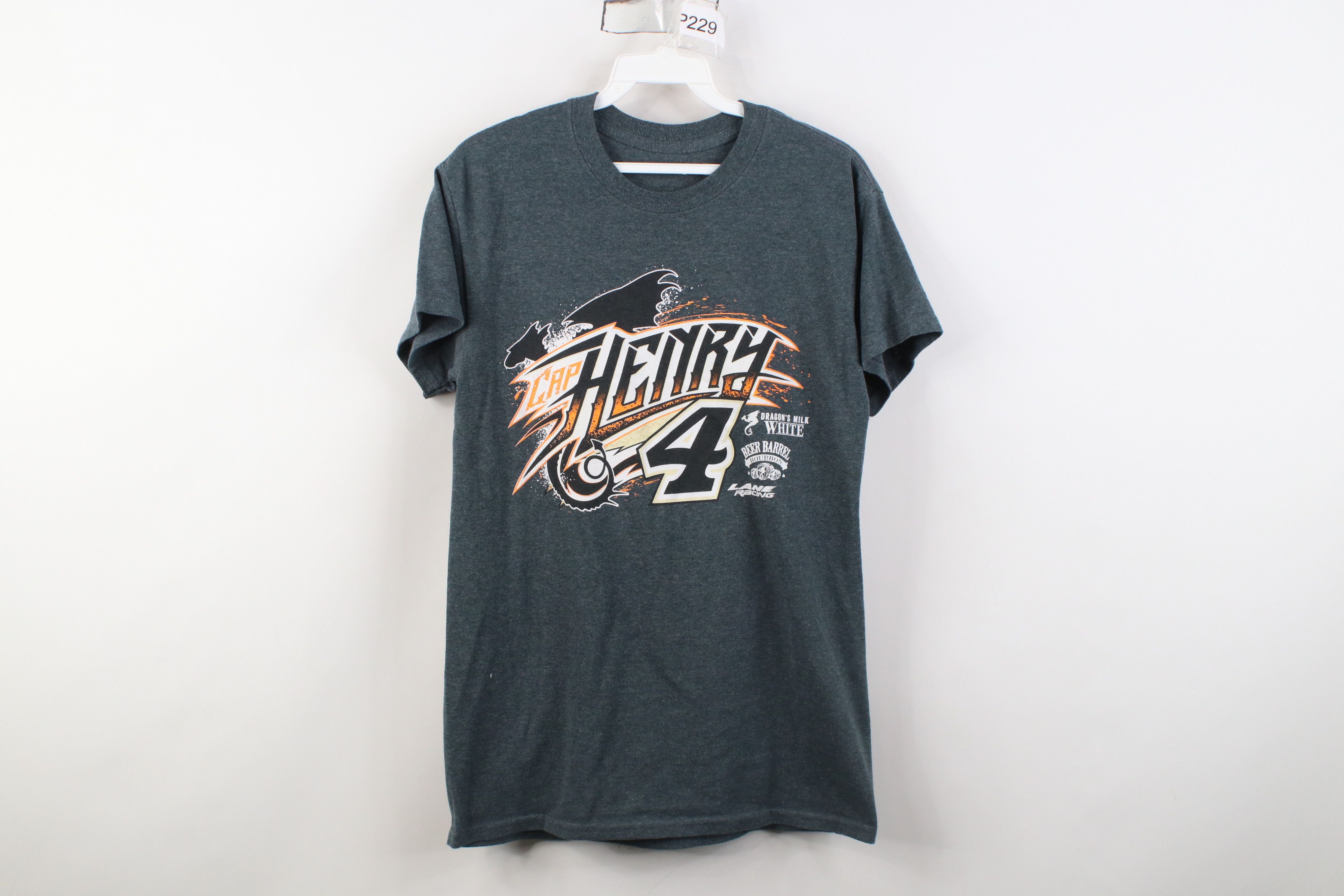 Vintage Vintage Y2K Henry Racing Short Sleeve T-Shirt Heather Gray Size US S / EU 44-46 / 1 - 1 Thumbnail