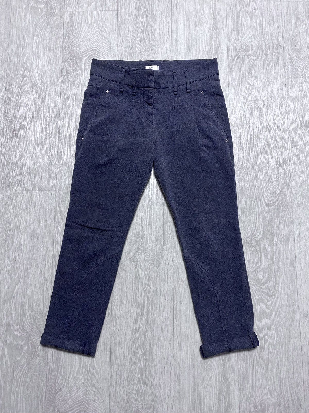 Brunello Cucinelli Womens Gunex Brunello Cucinelli Gray Stretchy Trousers Pants Size 28" / US 6 / IT 42 - 2 Thumbnail