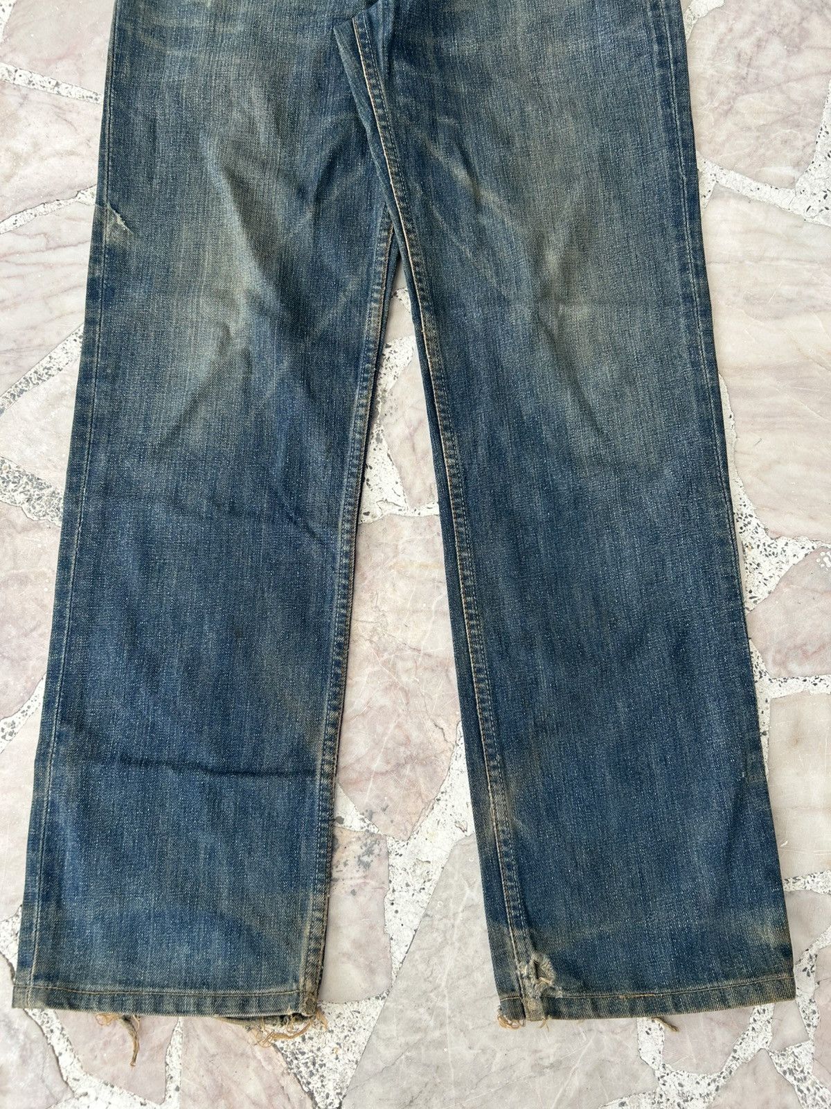 Levi's Levis Vintage 502 Japan Redtab Ripped Denim Size US 30 / EU 46 - 3 Thumbnail