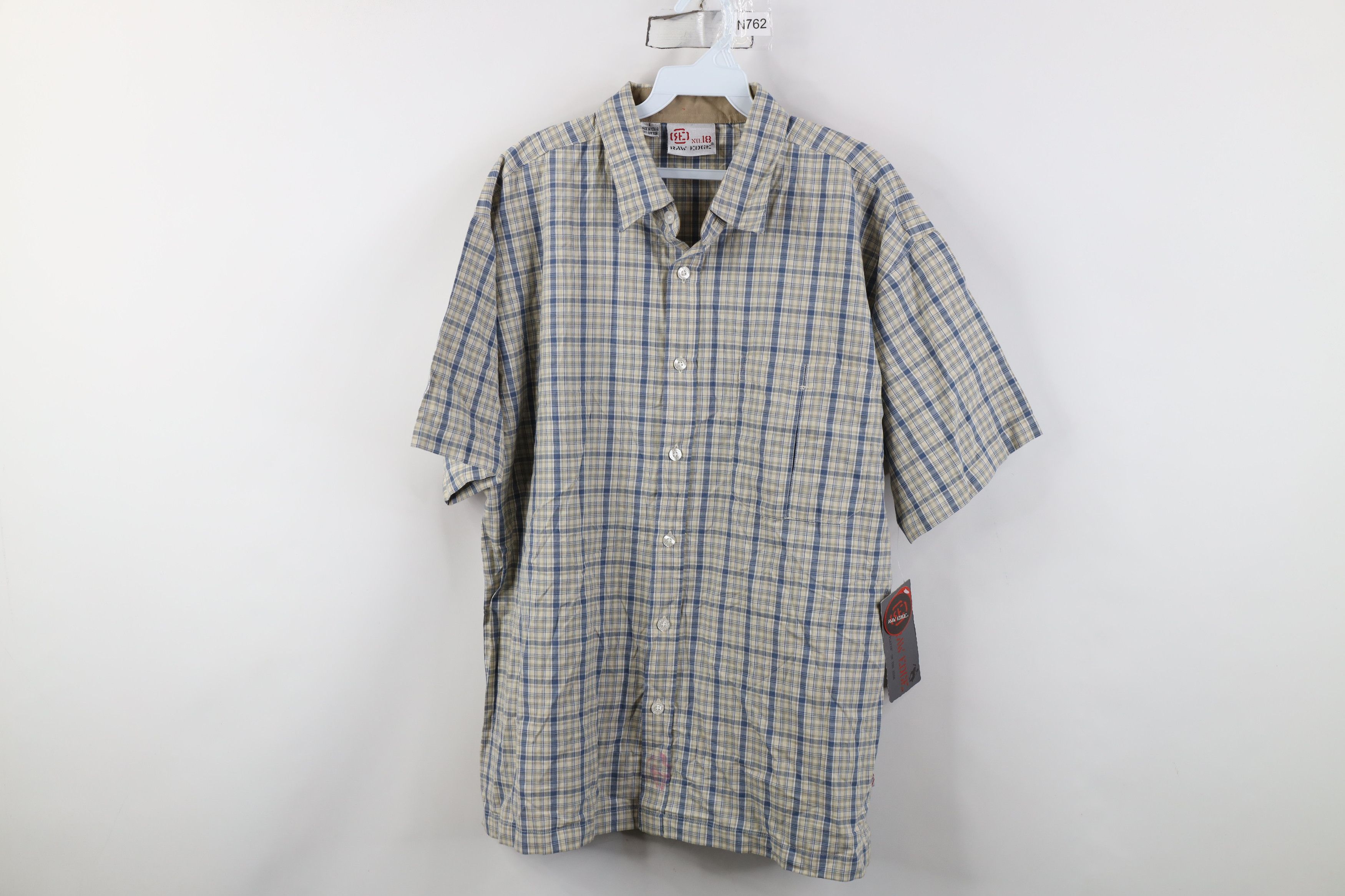 Vintage Deadstock Vintage 90s Y2K Streetwear Short Sleeve Shirt Size US L / EU 52-54 / 3 - 1 Thumbnail