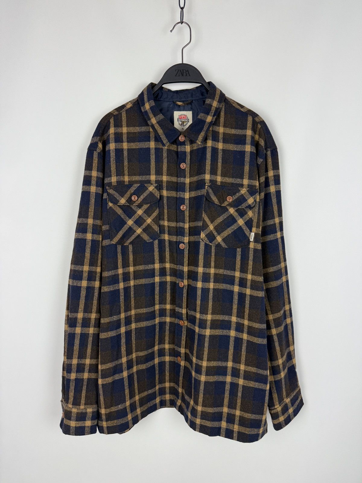 Vans Vans x Antihero Skateboards Check Plaid Button Down Shirt XL Size US XL / EU 56 / 4 - 1 Thumbnail