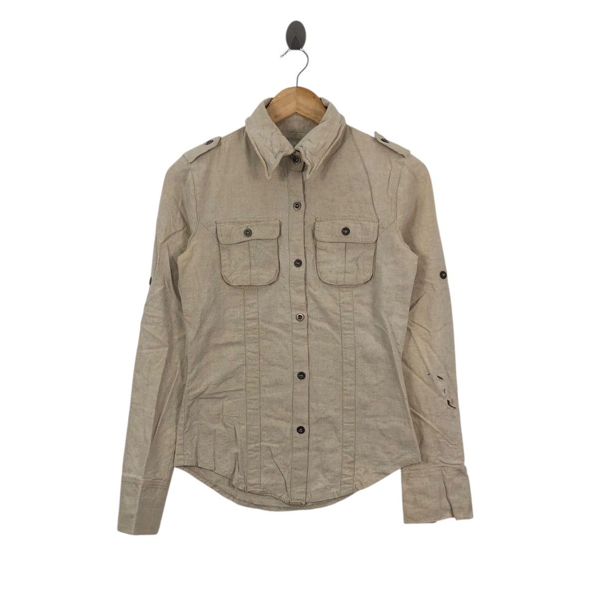 Japanese Brand × Le Grande Bleu (L.G.B.) Japanese Brand GOA Le GRANDE BLEU Lgb Military Shirt Size XS / US 0-2 / IT 36-38 - 1 Thumbnail