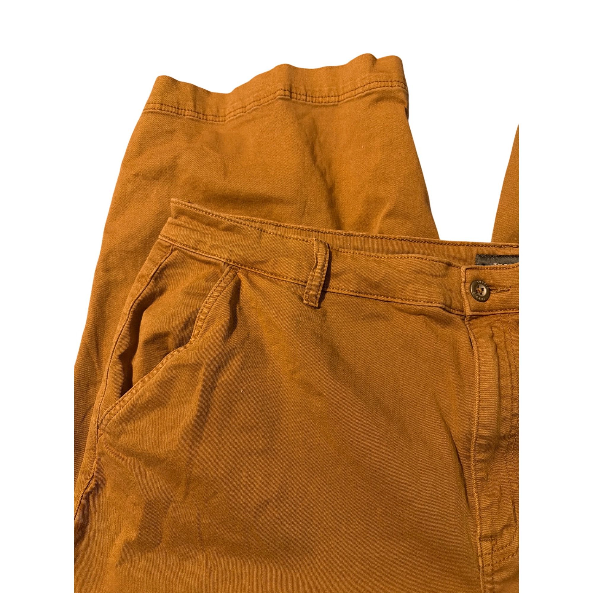 Torrid Torrid Dark Khaki Feel the Fit Pants Straight Leg Ankle Comf Size 42" / US 20 - 2 Thumbnail