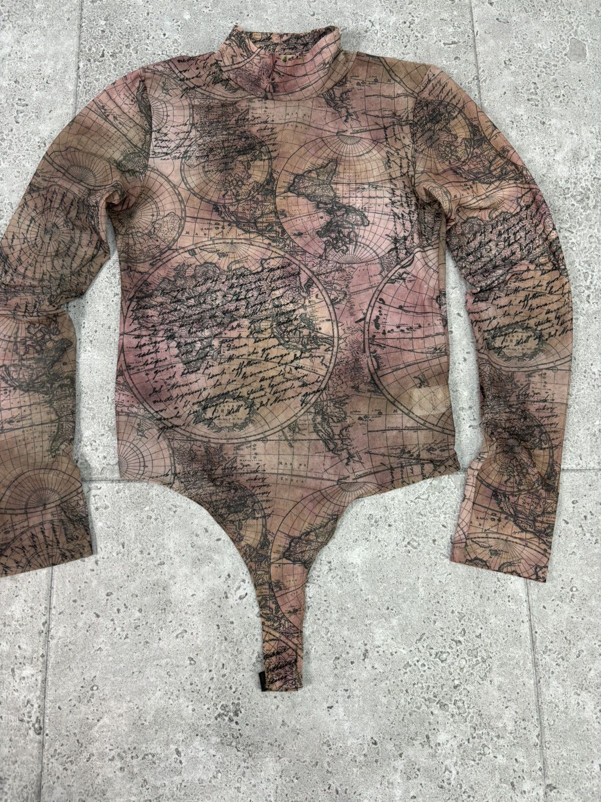 Jaded London × Japanese Brand Vintage Style 00s Jaded London Mesh Bodysuit Avant Garde Y2K Size M / US 6-8 / IT 42-44 - 4 Thumbnail