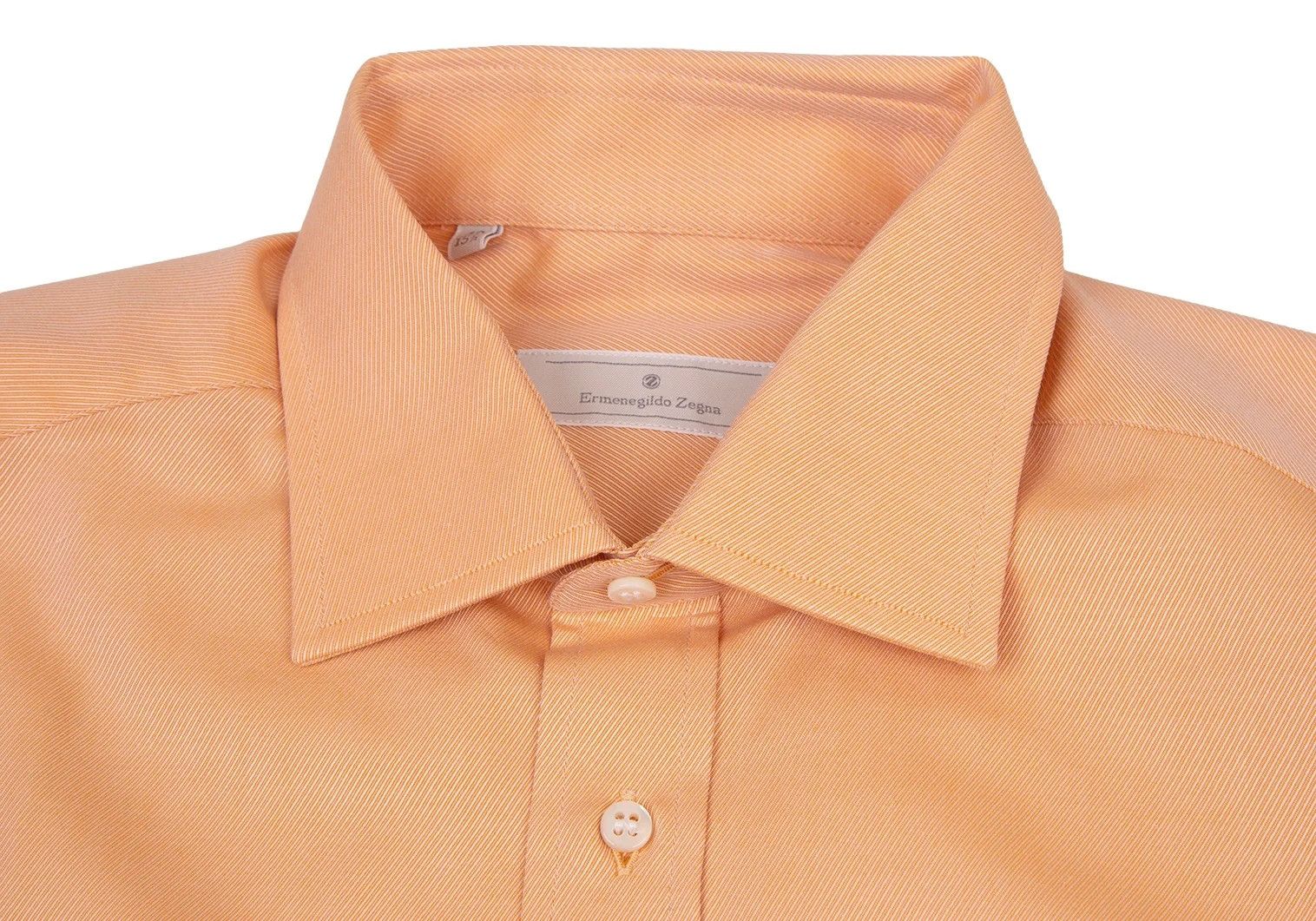 Dries Van Noten Cotton Double Cuff Long Sleeve Shirt in Light Orange Size US XXS / EU 40 - 2 Thumbnail