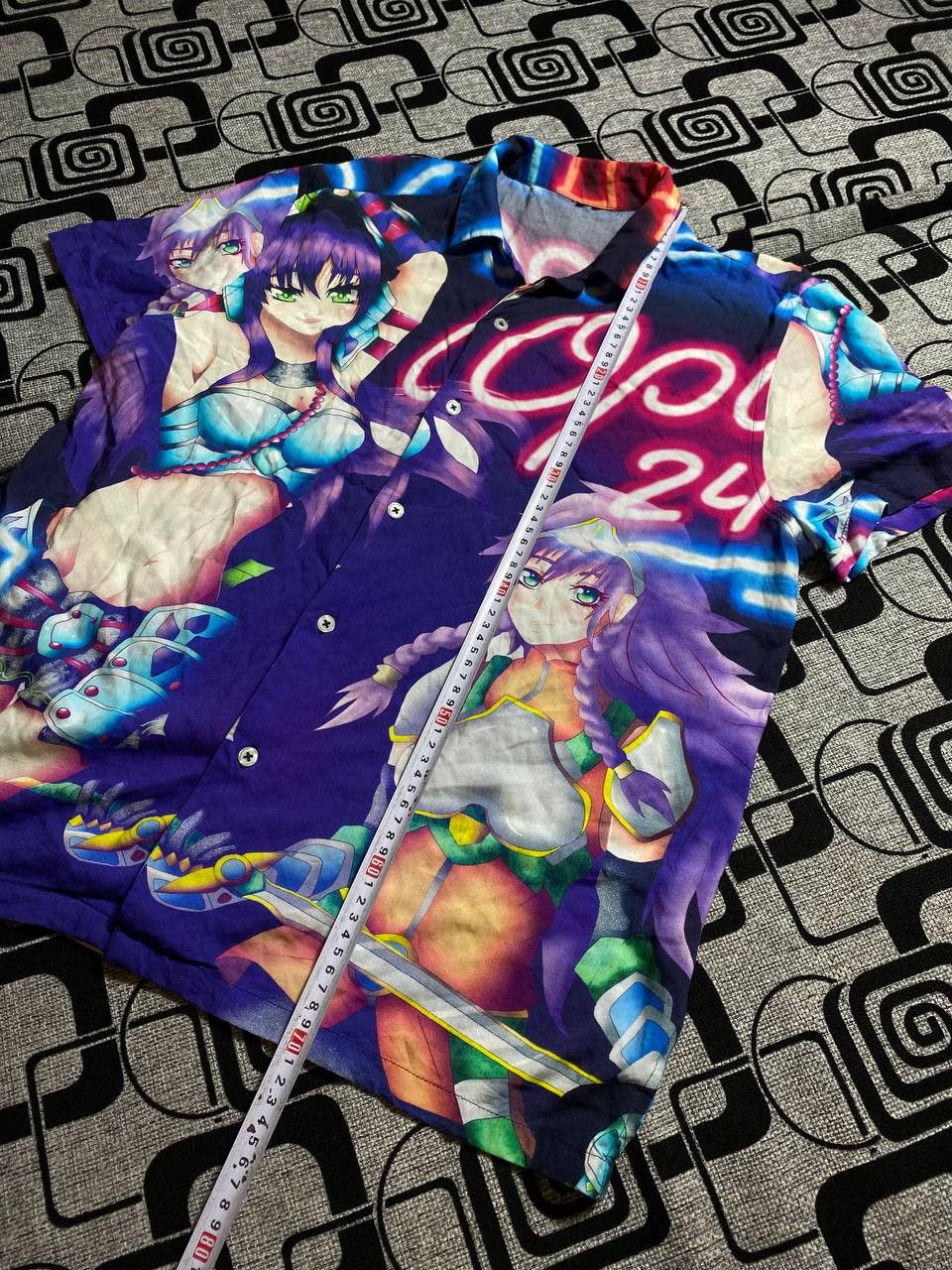 Vintage Y2K Affliction Style All Over Print T Shirt Tee Tapout Japan Size US L / EU 52-54 / 3 - 3 Thumbnail