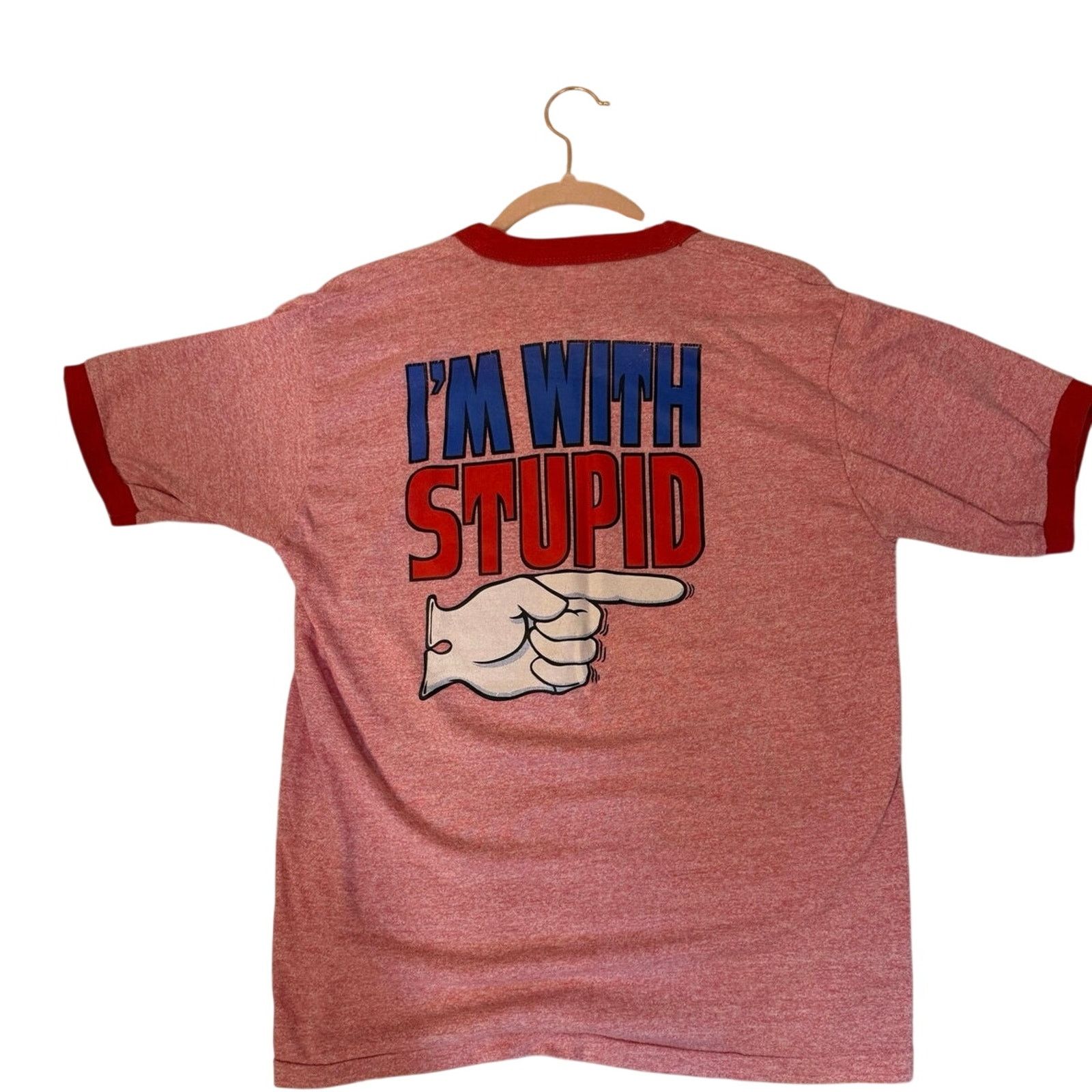 Vintage Vintage the Fonz / I’m with stupid tee shirt Size US M / EU 48-50 / 2 - 3 Thumbnail