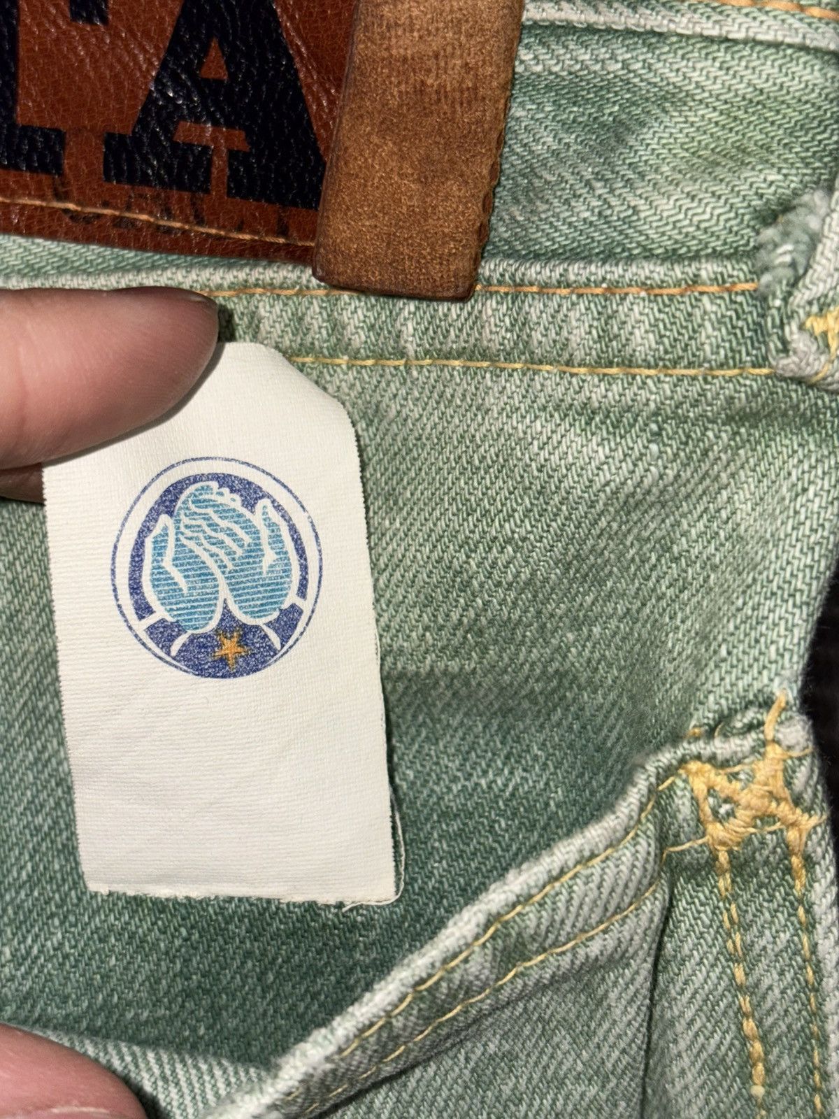 Kapital Kapital Selvedge Bootcut Flare Buckle Back Bellbo Th Archive Size US 29 - 9 Thumbnail