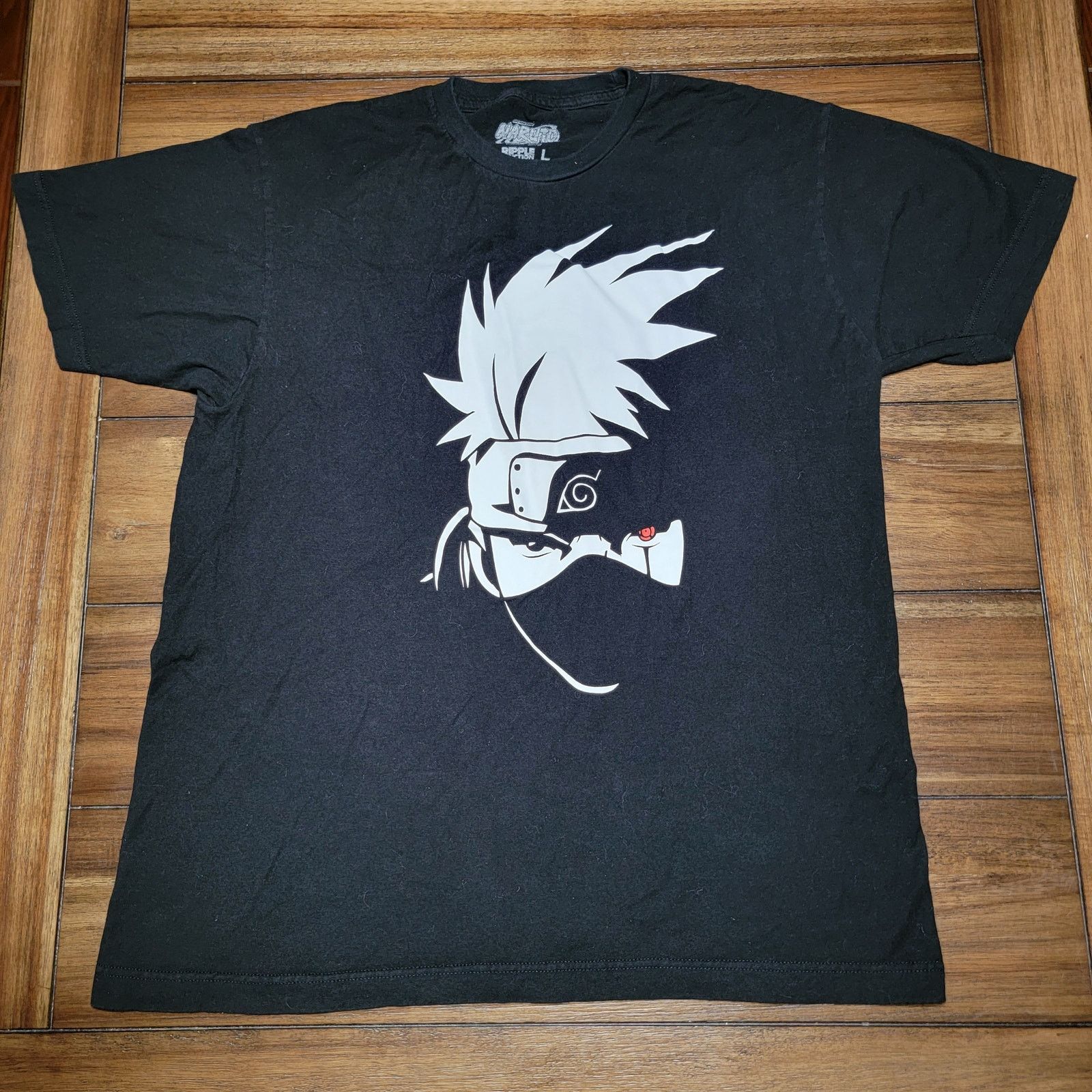 Ripple Junction Naruto Shippuden Unisex Tee Kakashi Hatake - Size Large Size US L / EU 52-54 / 3 - 1 Thumbnail