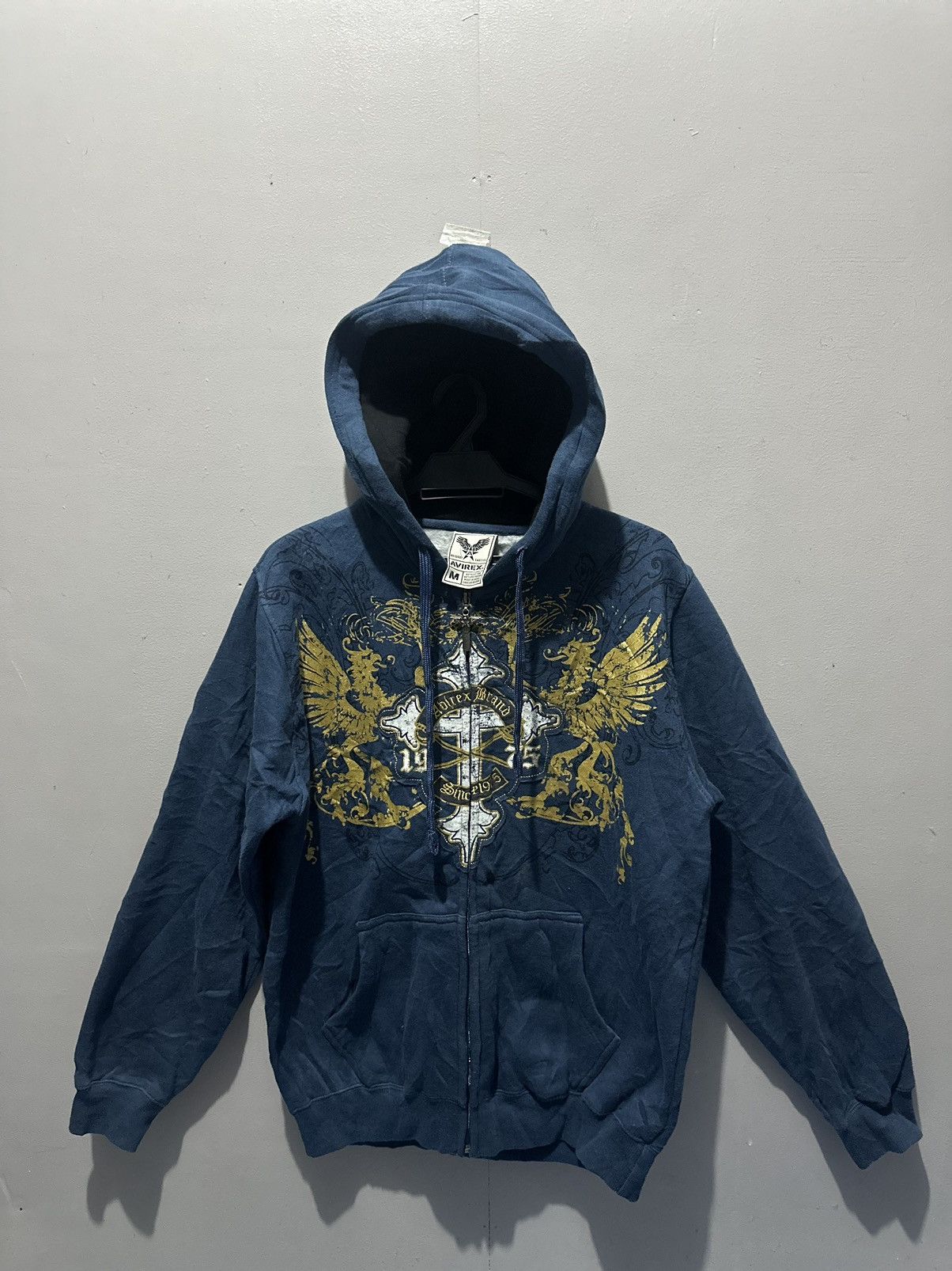 Avirex × Vintage Avirex Hoodie Mens Size M Fullzipper Size US M / EU 48-50 / 2 - 5 Thumbnail
