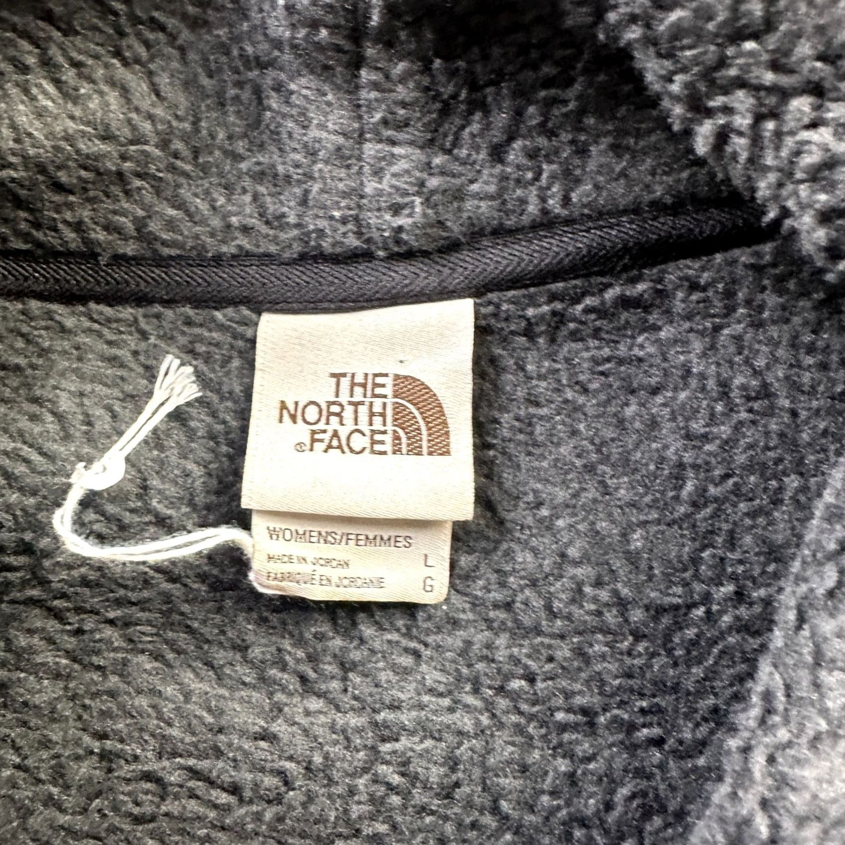 The North Face The North Face Jacket Womens Large Gray Crescent Full Zip Fleece Lined Size L / US 10 / IT 46 - 7 Thumbnail