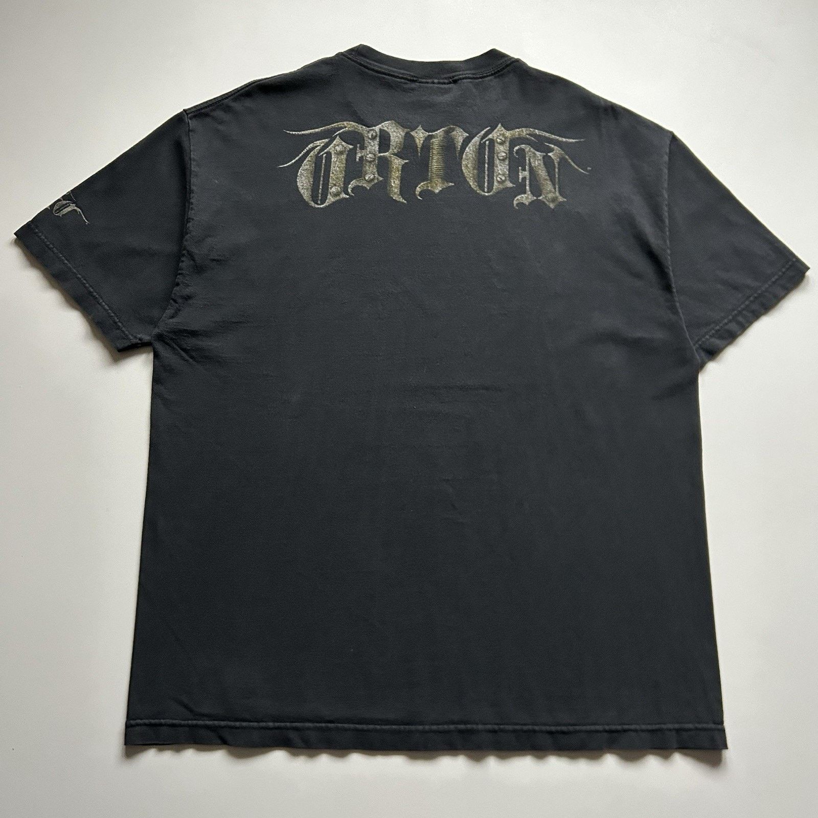 Vintage × WWE Vintage Y2K 2008 WWE Randy Orton T Shirt XL Faded Black Rare Size US XL / EU 56 / 4 - 3 Thumbnail