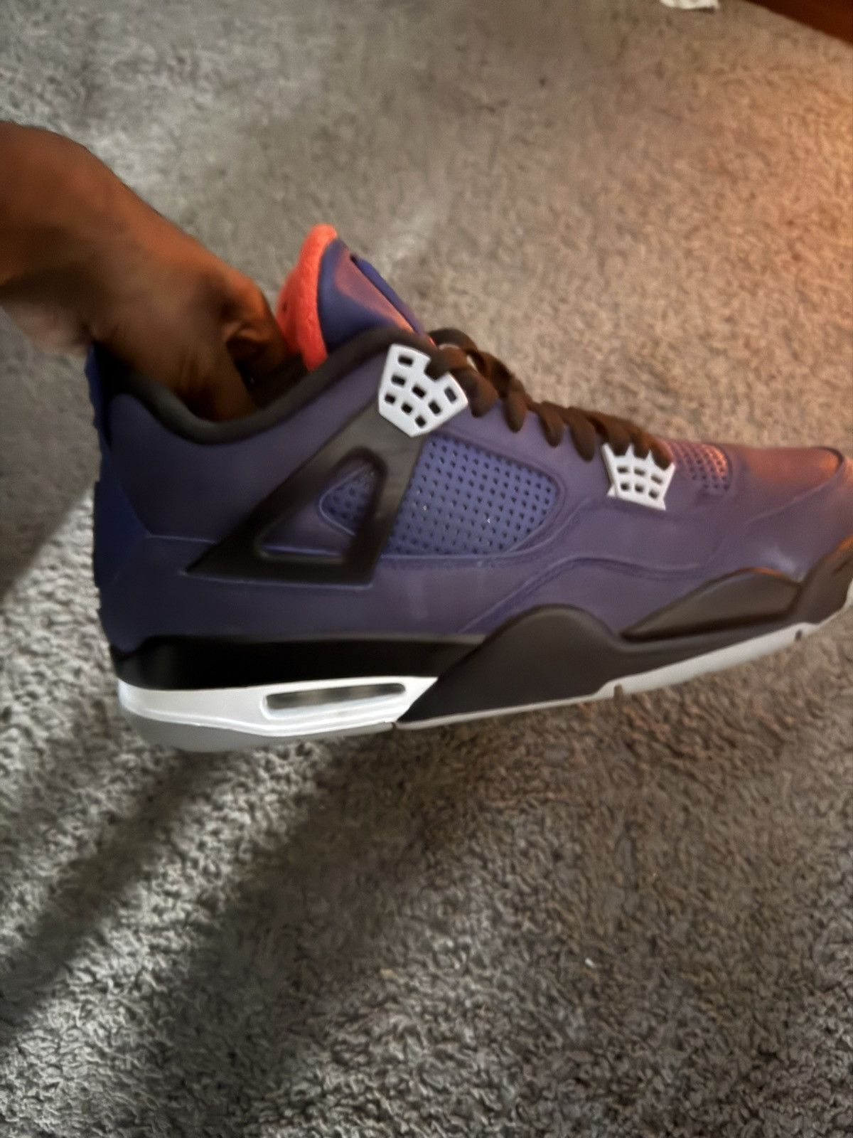 Jordan Brand × Nike Air Jordan 4 Winterized Loyal Blue Size US 11.5 / EU 44-45 - 4 Thumbnail