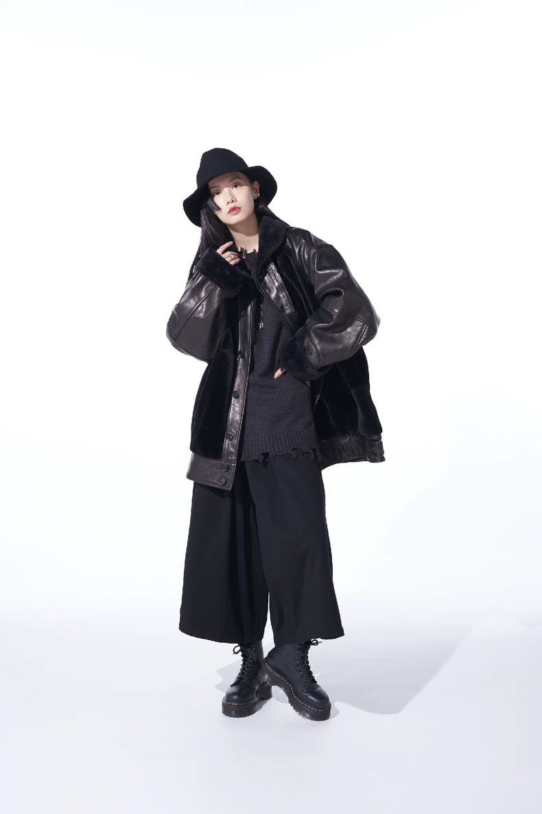 Yohji Yamamoto Yohji Yamamoto Sheepskin specially processed plush patchwo Size US M / EU 48-50 / 2 - 1 Thumbnail