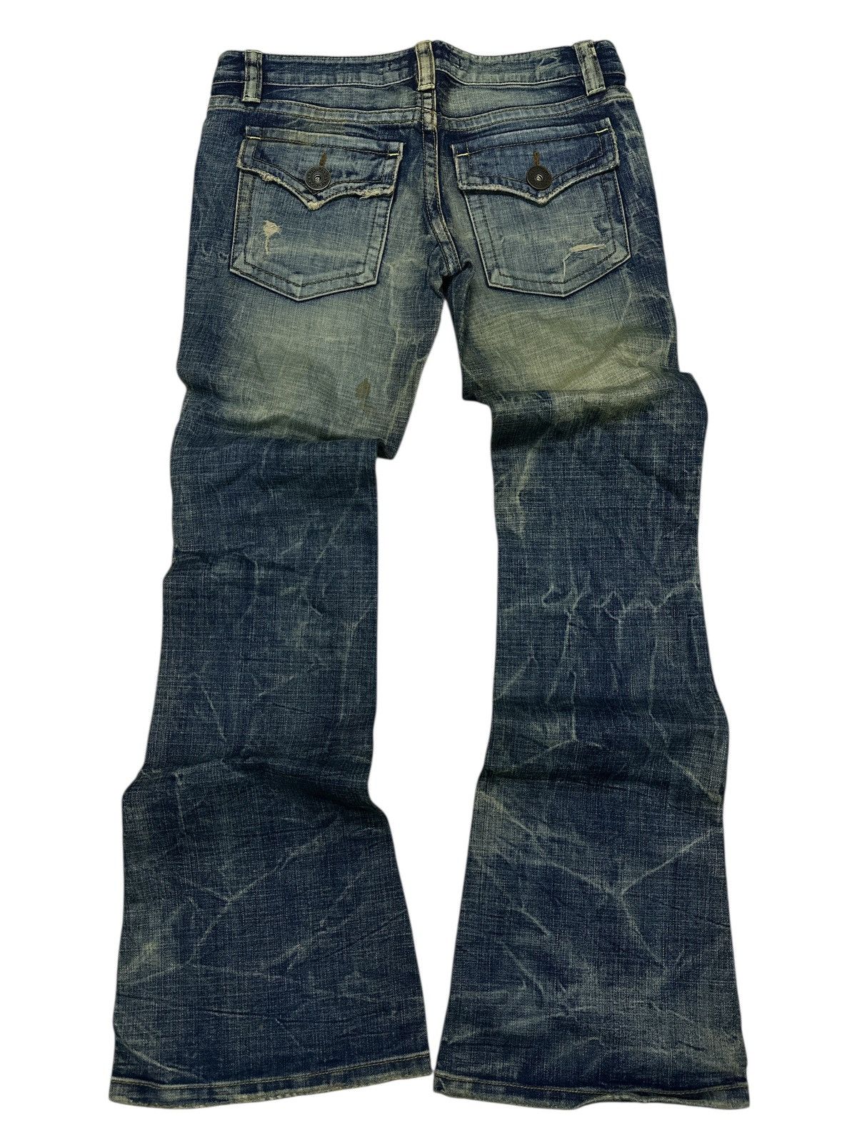 Kapital Distress Unbrand Bootcut Flare Denim . Size US 32 / EU 48 - 16 Thumbnail
