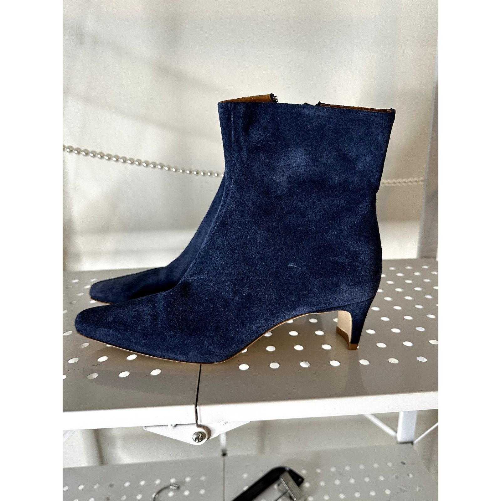 Staud STAUD Wally Ankle Boot Black Suede 38 Size US 7 / IT 37 - 1 Thumbnail