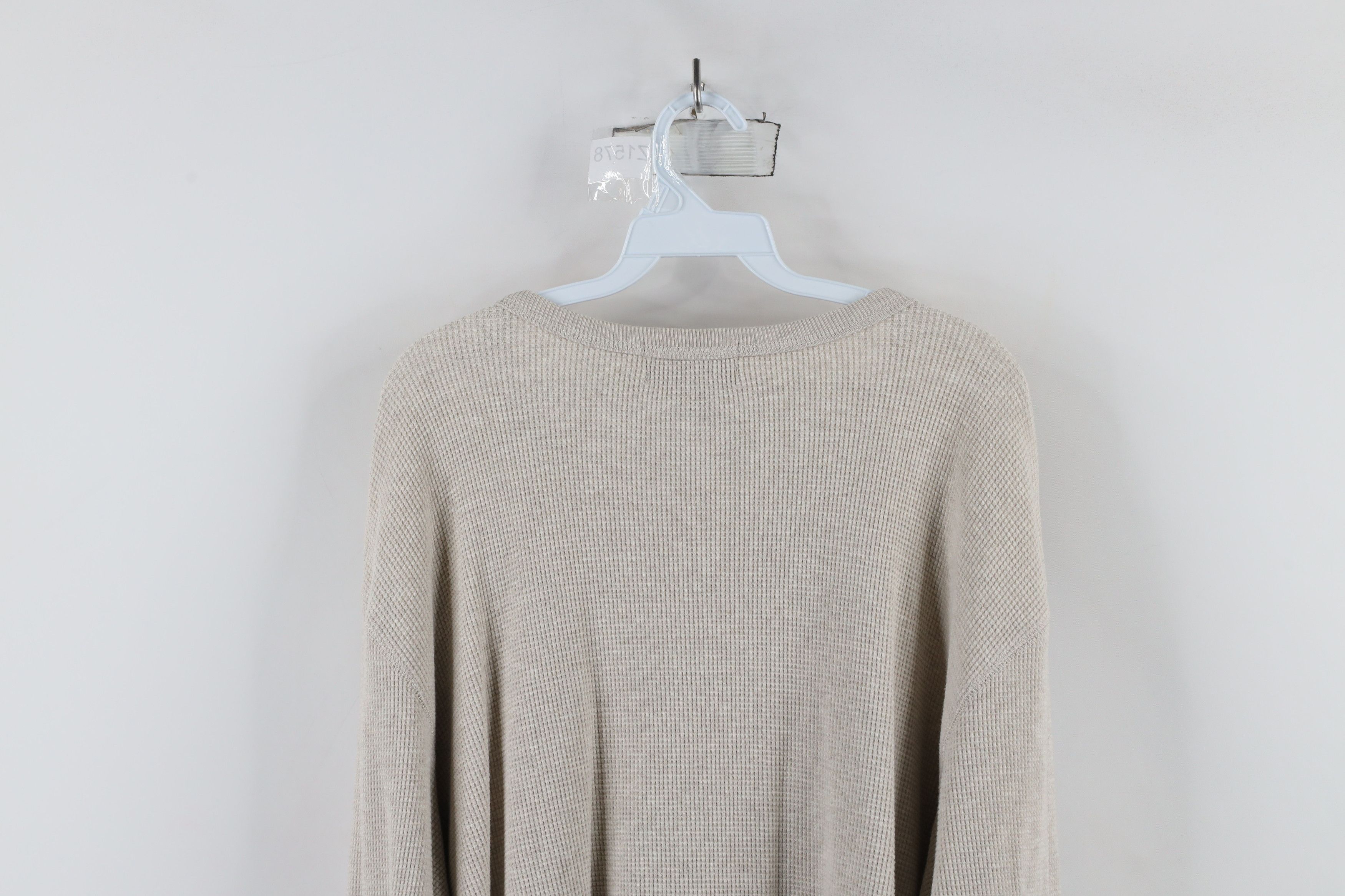 Eddie Bauer × Vintage Vintage 90s Eddie Bauer Waffle Knit Long Sleeve T-Shirt Size US XL / EU 56 / 4 - 9 Thumbnail