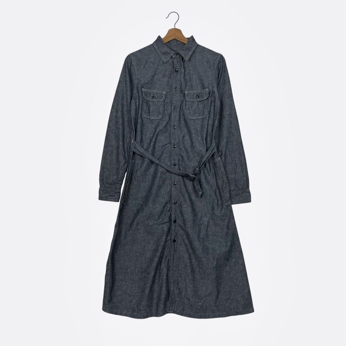 Kapital Kapital Belted Denim Dress Size S / US 4 / IT 40 - 1 Thumbnail