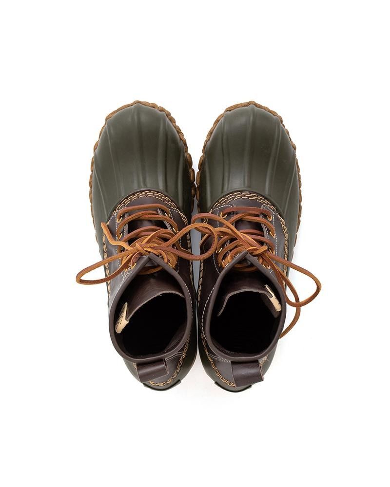 Visvim o1mle0725 Decoy Duck Mid-Folk Boots in Olive Green/Brown Size US 9.5 / EU 42-43 - 2 Thumbnail