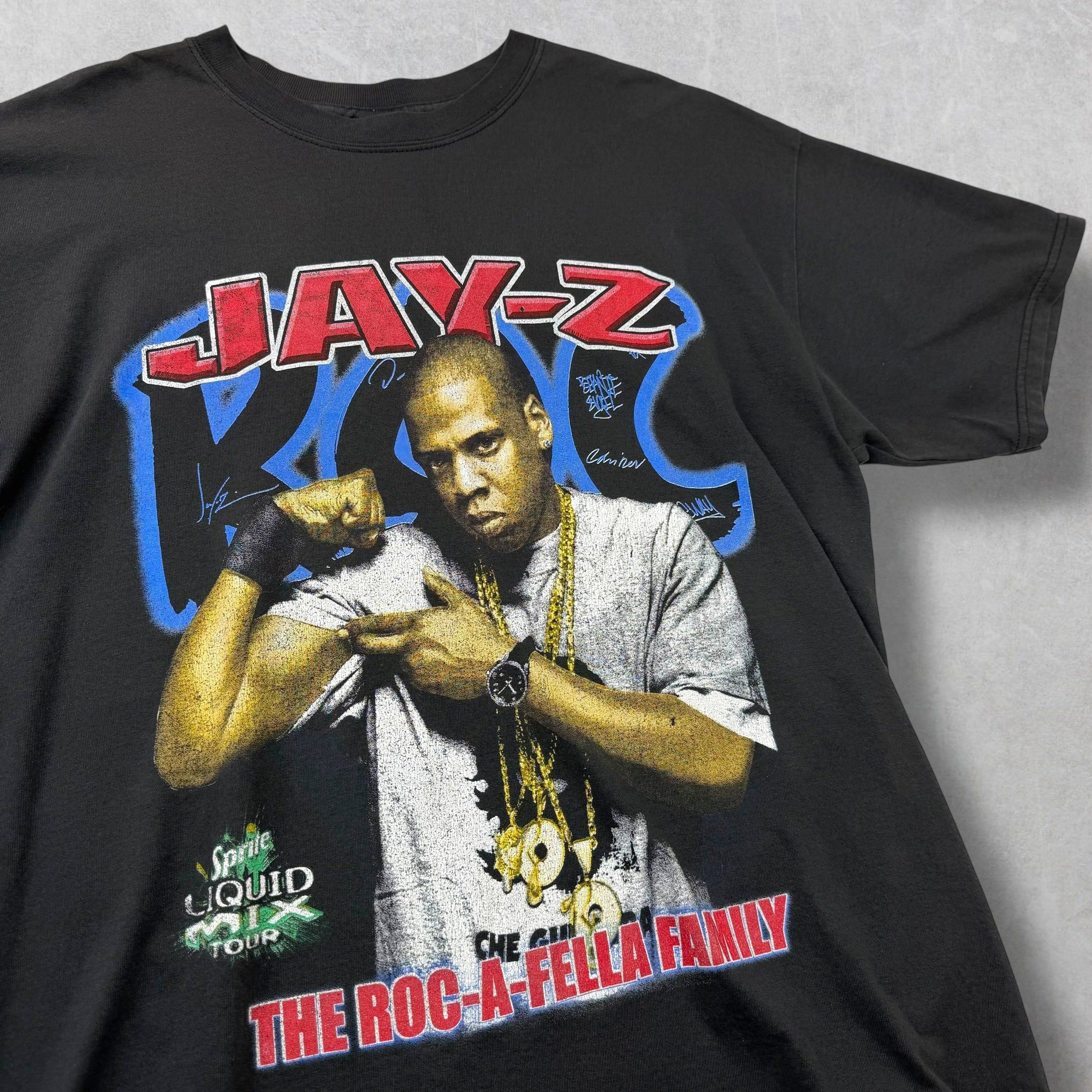 Vintage Vintage 2002 Jay-Z The Roc-A-Fella Family Tee XL Size US XL / EU 56 / 4 - 3 Thumbnail