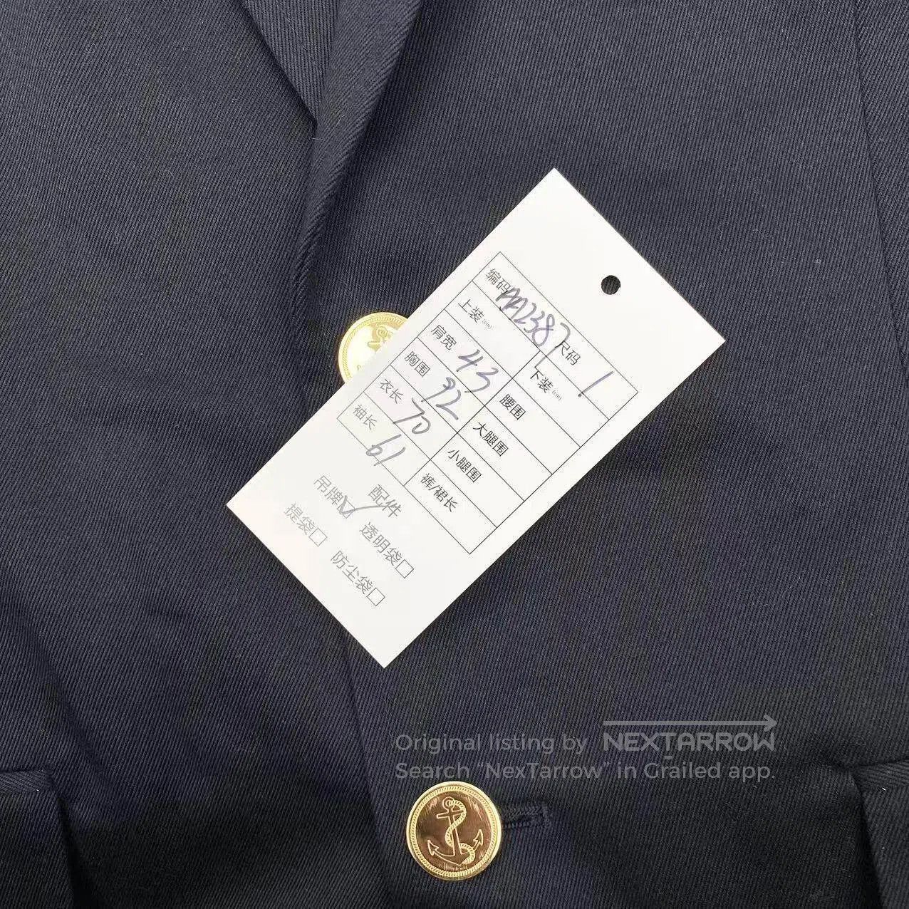 Thom Browne Thom Browne Size 1 Double-sleeved suit with gold buttons| Size S / US 4 / IT 40 - 8 Thumbnail
