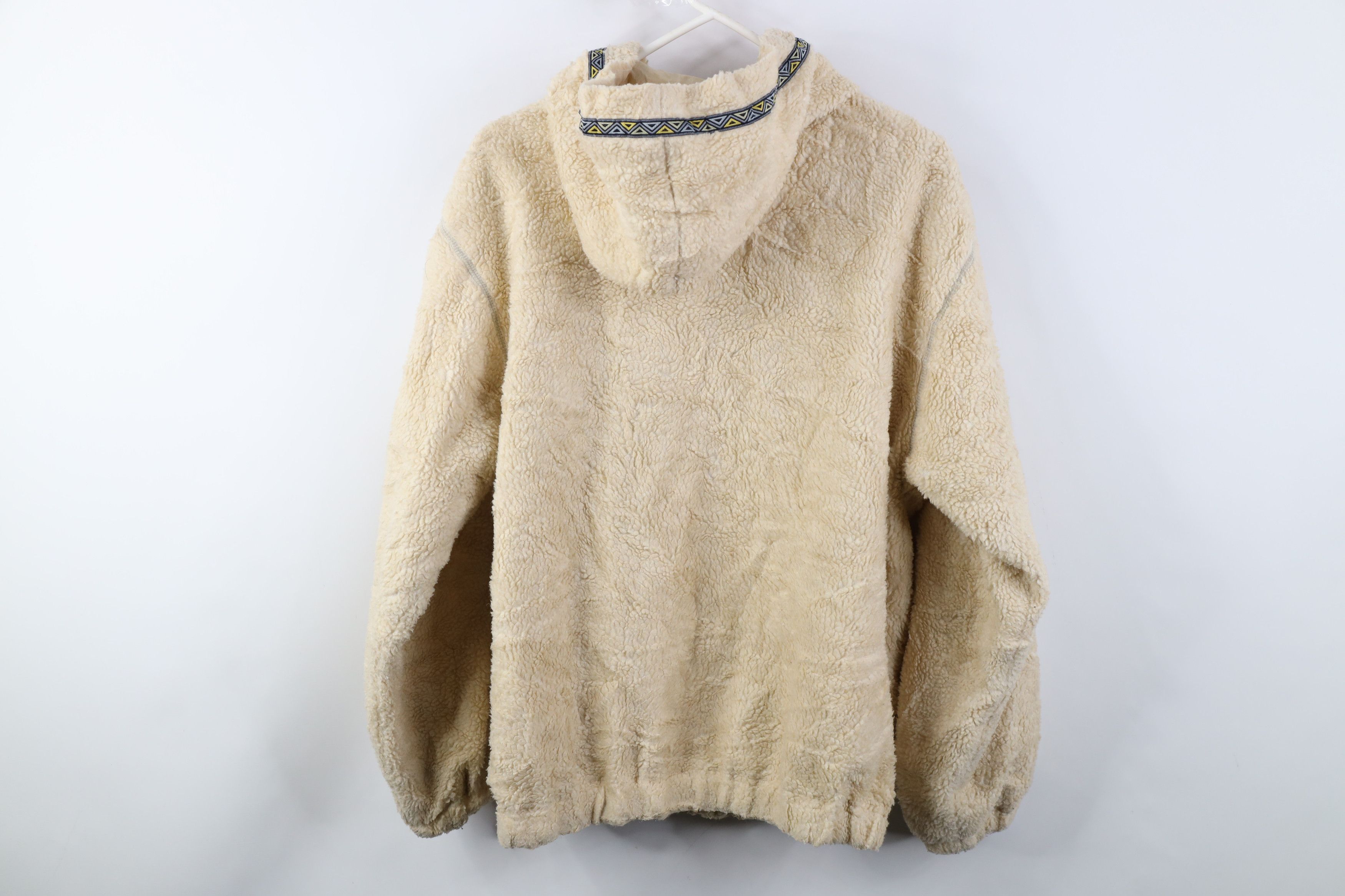 Vintage AS IS Vintage 90s Streetwear Reversible Silk Fleece Hoodie Size M / US 6-8 / IT 42-44 - 16 Thumbnail