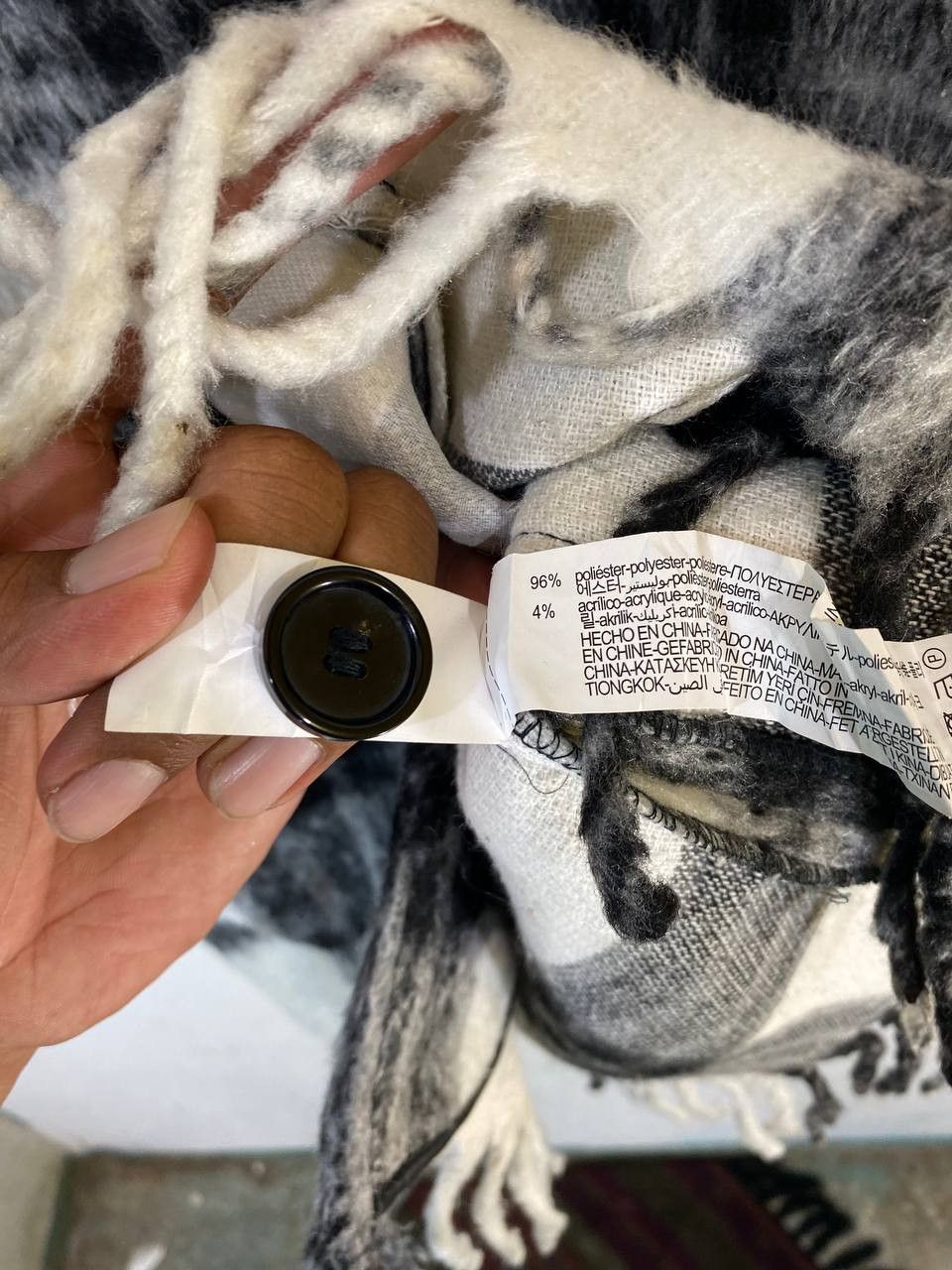 If Six Was Nine zara button jacket shadow plaid very nice design Size US XS / EU 42 / 0 - 6 Thumbnail