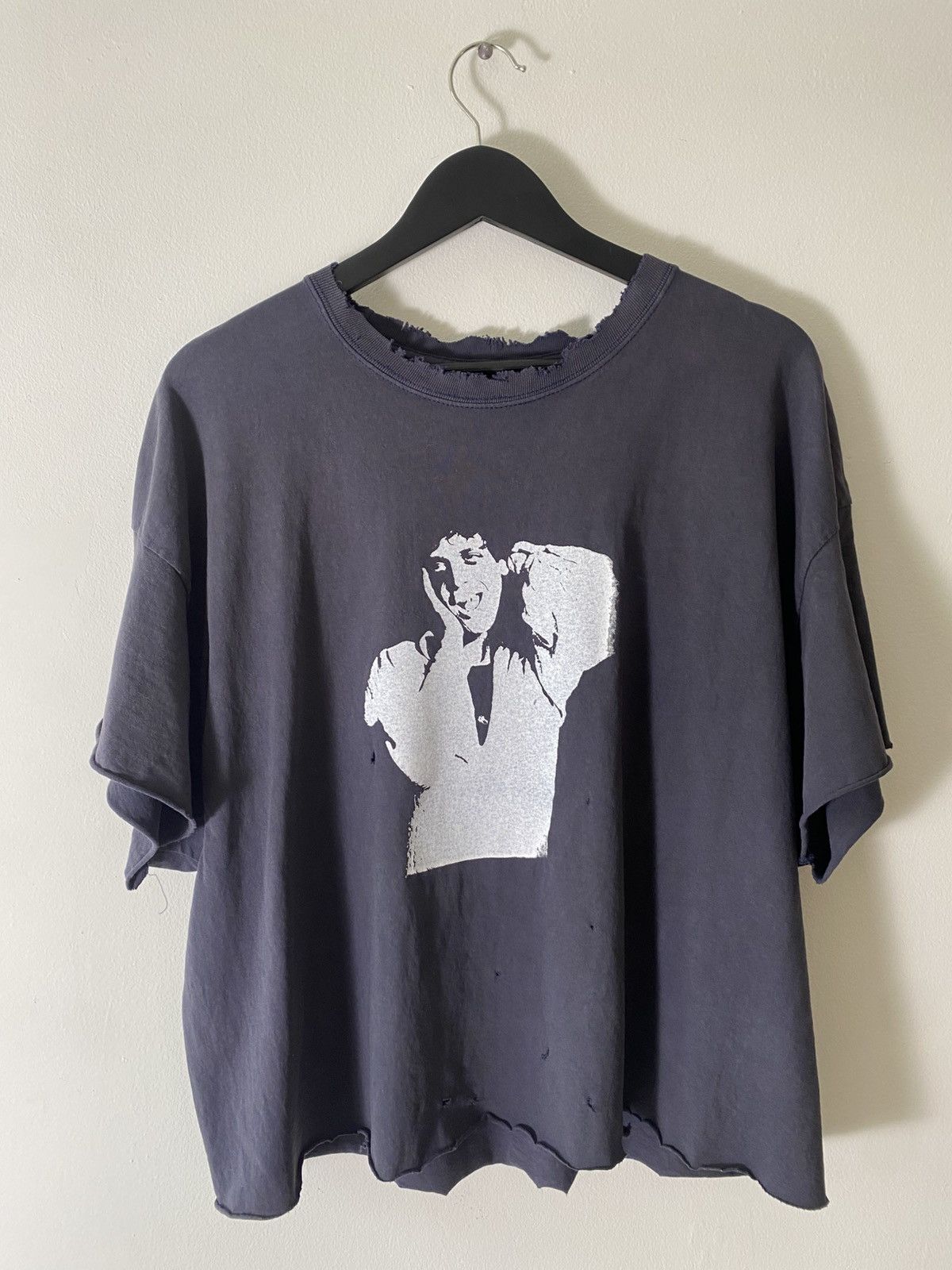 Band Tees Vintage-Washed Faded and Distressed Lou Reed Band T Shirt 1 Size US XL / EU 56 / 4 - 1 Thumbnail