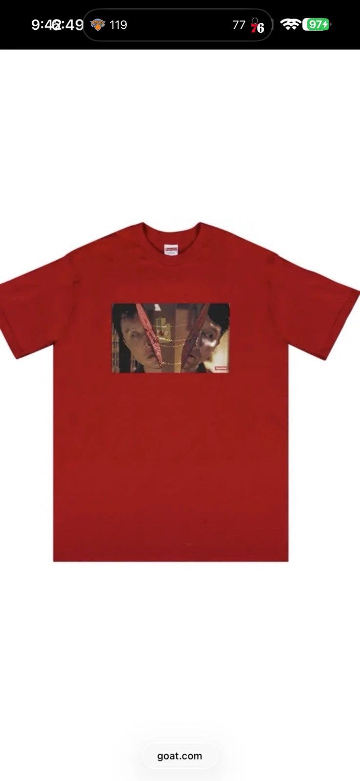Supreme Supreme Split Tee Red Size XL Ichi The Killer Brand New Size US XL / EU 56 / 4 - 1 Thumbnail