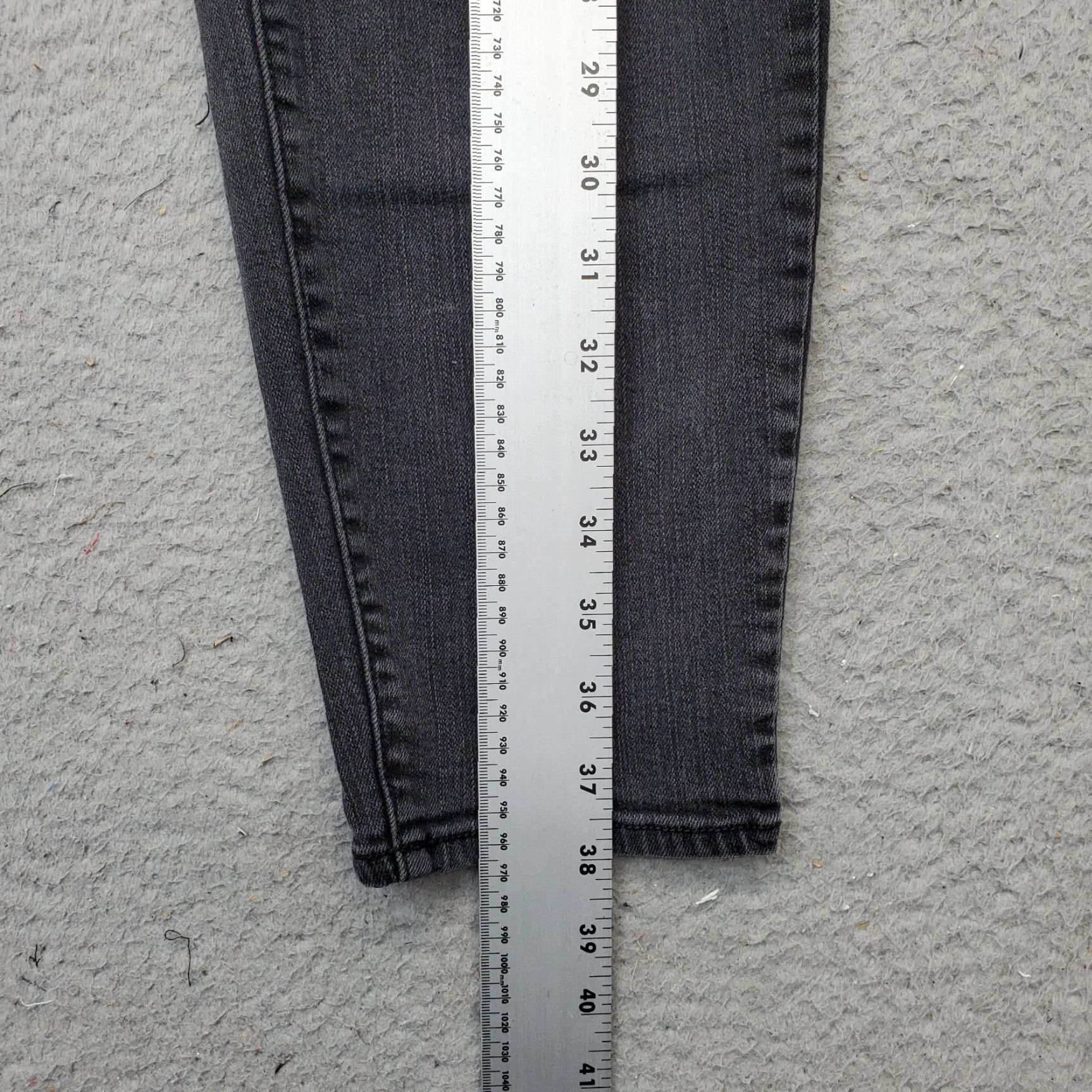 Torrid Torrid Jeans Women Size 22 Black Denim Premium Stretch Distressed Comfort Skinny Size 40" / US 18 - 3 Thumbnail