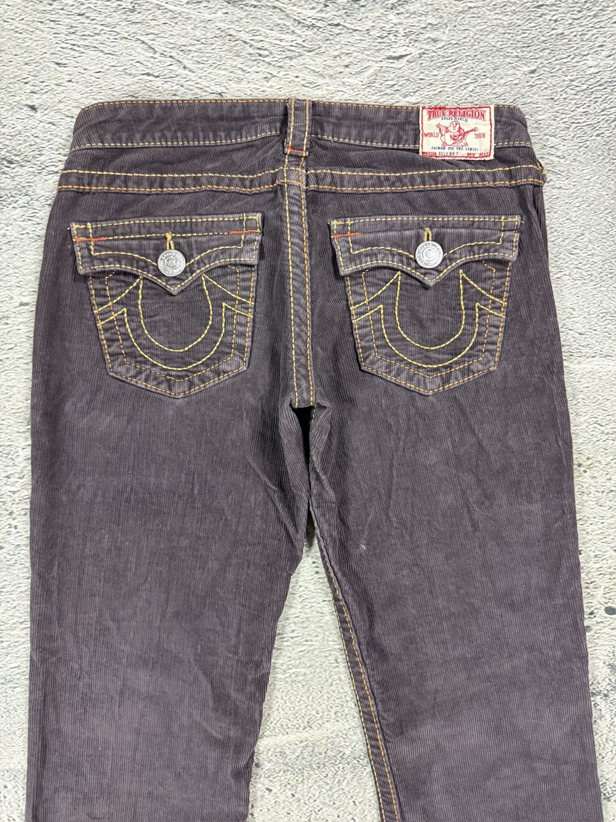True Religion True Religion Billy Big T jeans cords corduroy pants flared Size US 29 - 2 Thumbnail